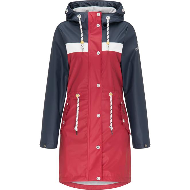 Schmuddelwedda Women's Colorblock Regenmantel