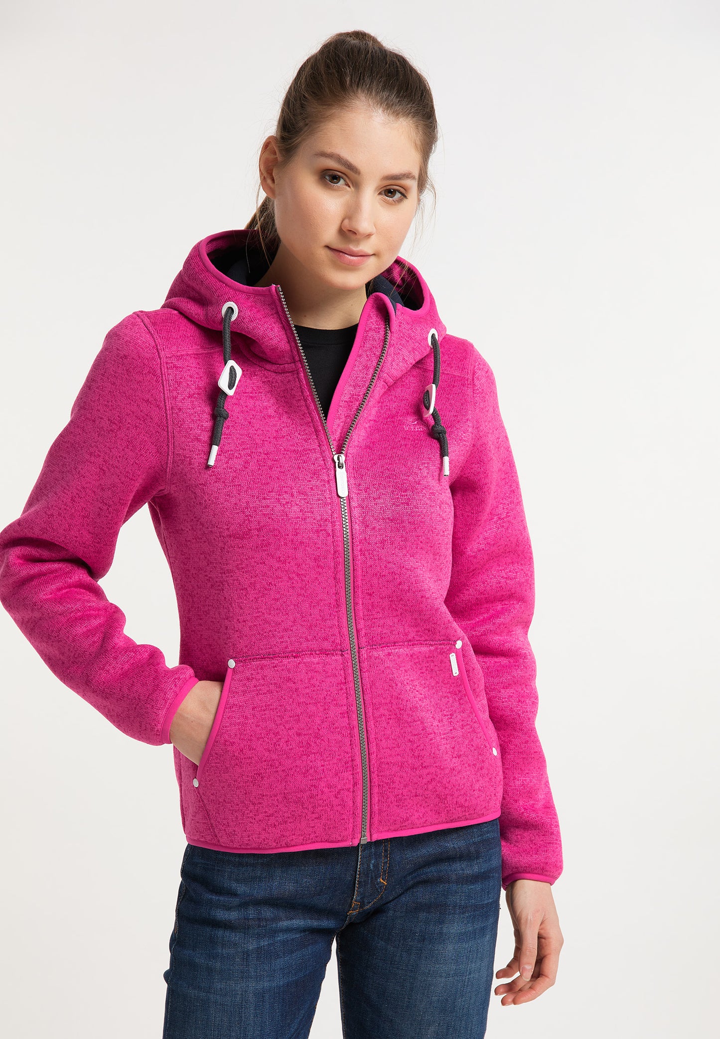 Strickfleecejacke
