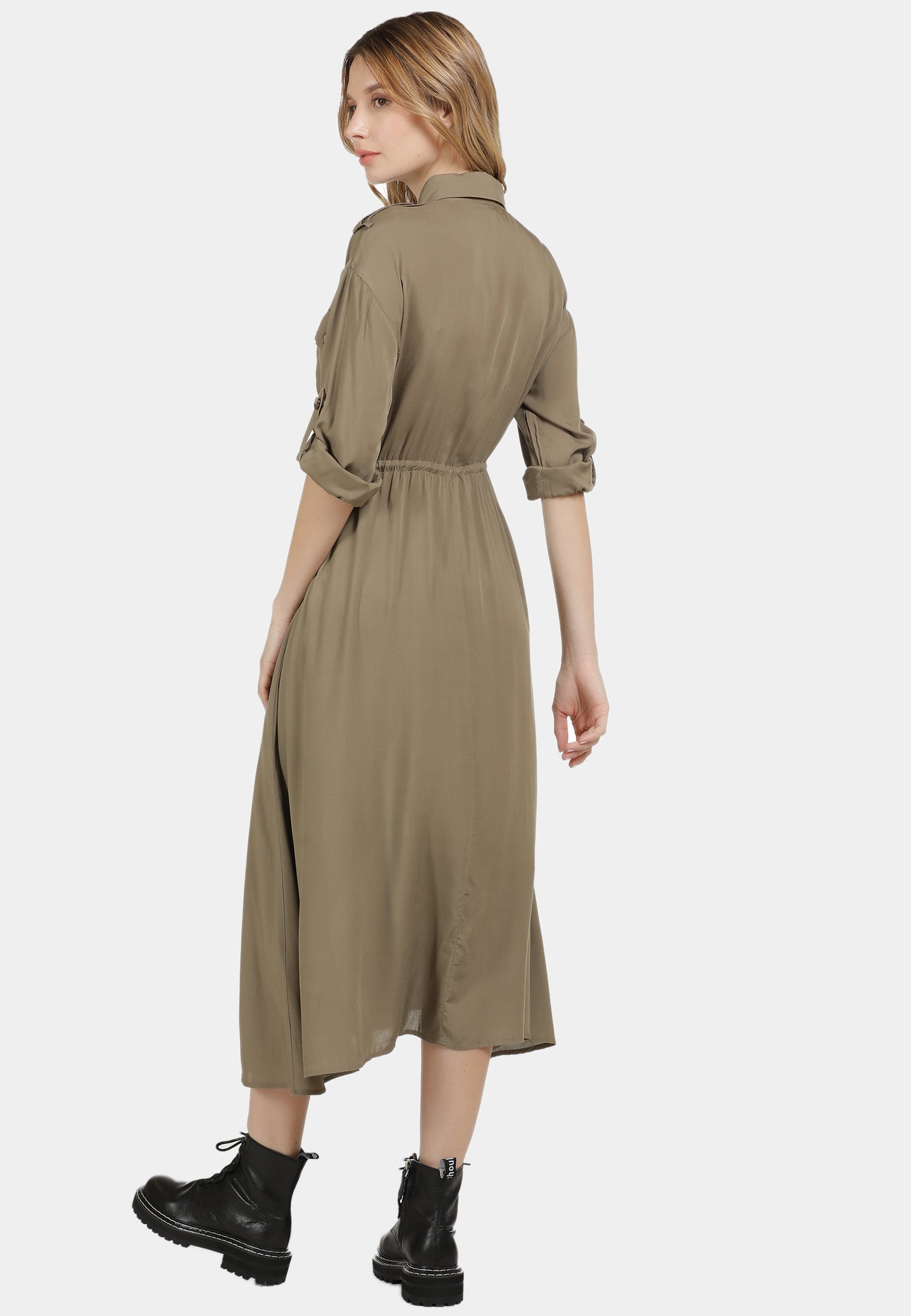 DreiMaster Vintage Damen-Midikleid