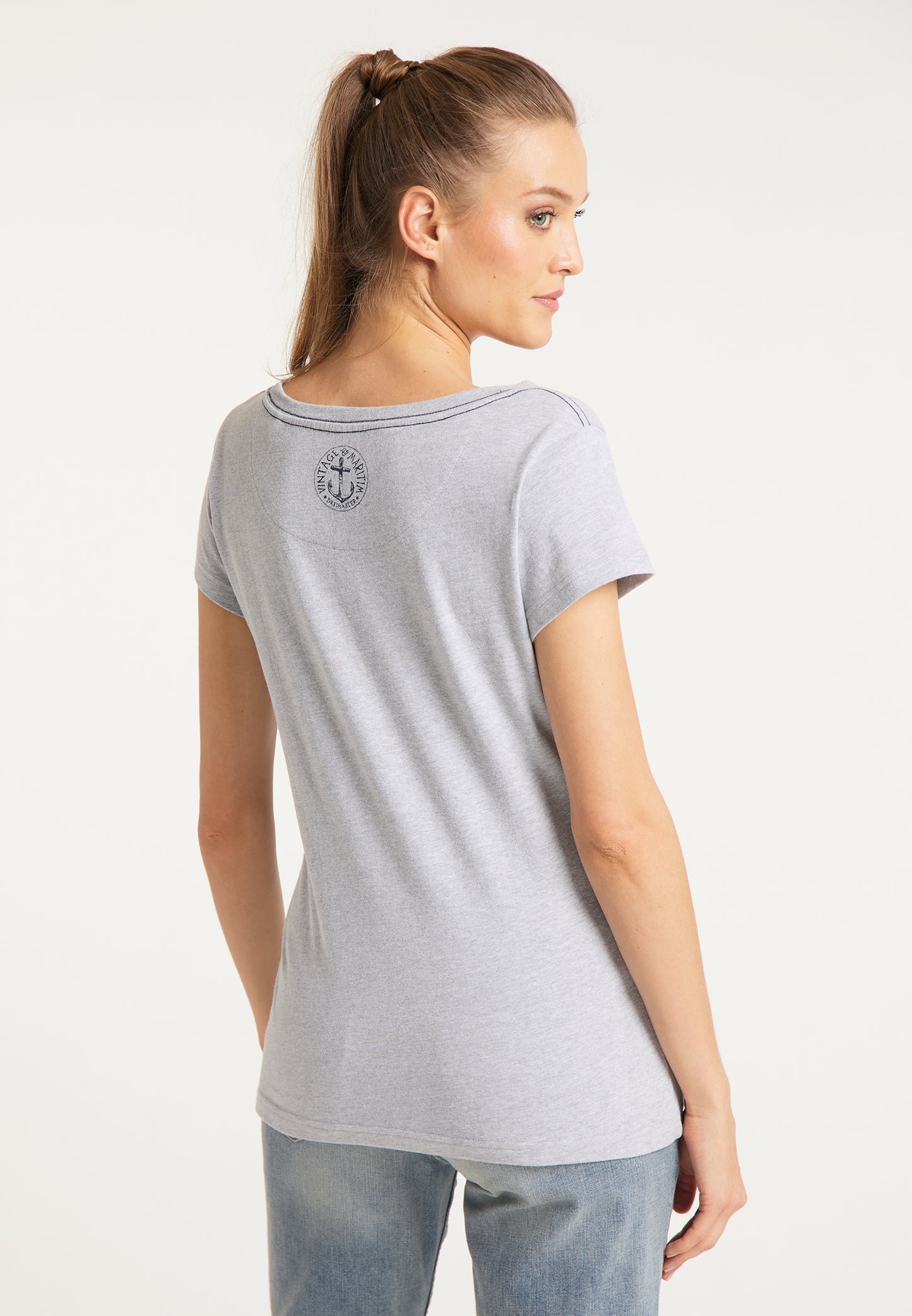 DreiMaster Vintage Women's T-Shirt mit Stickerei