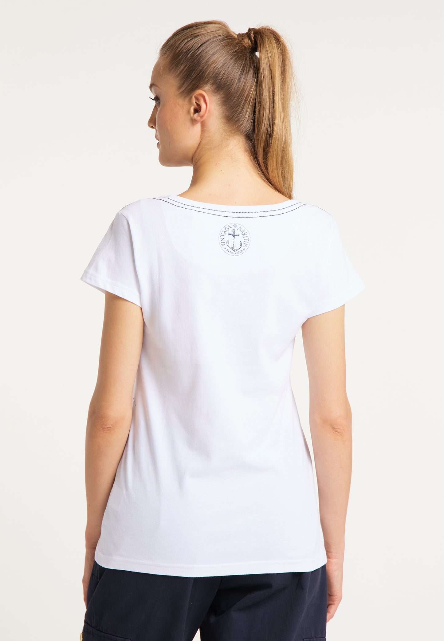 DreiMaster Vintage Women's T-Shirt mit Stickerei