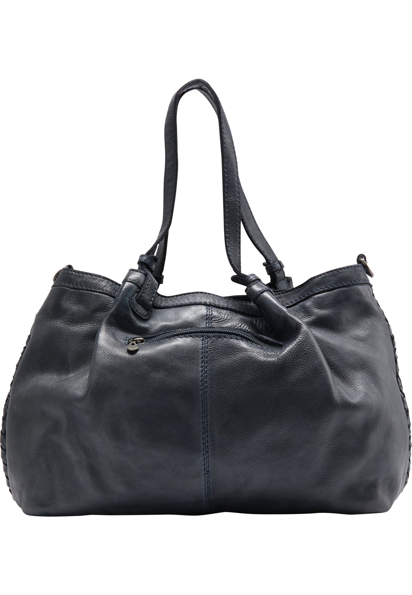 DreiMaster Vintage Damen Leder-Schultertasche