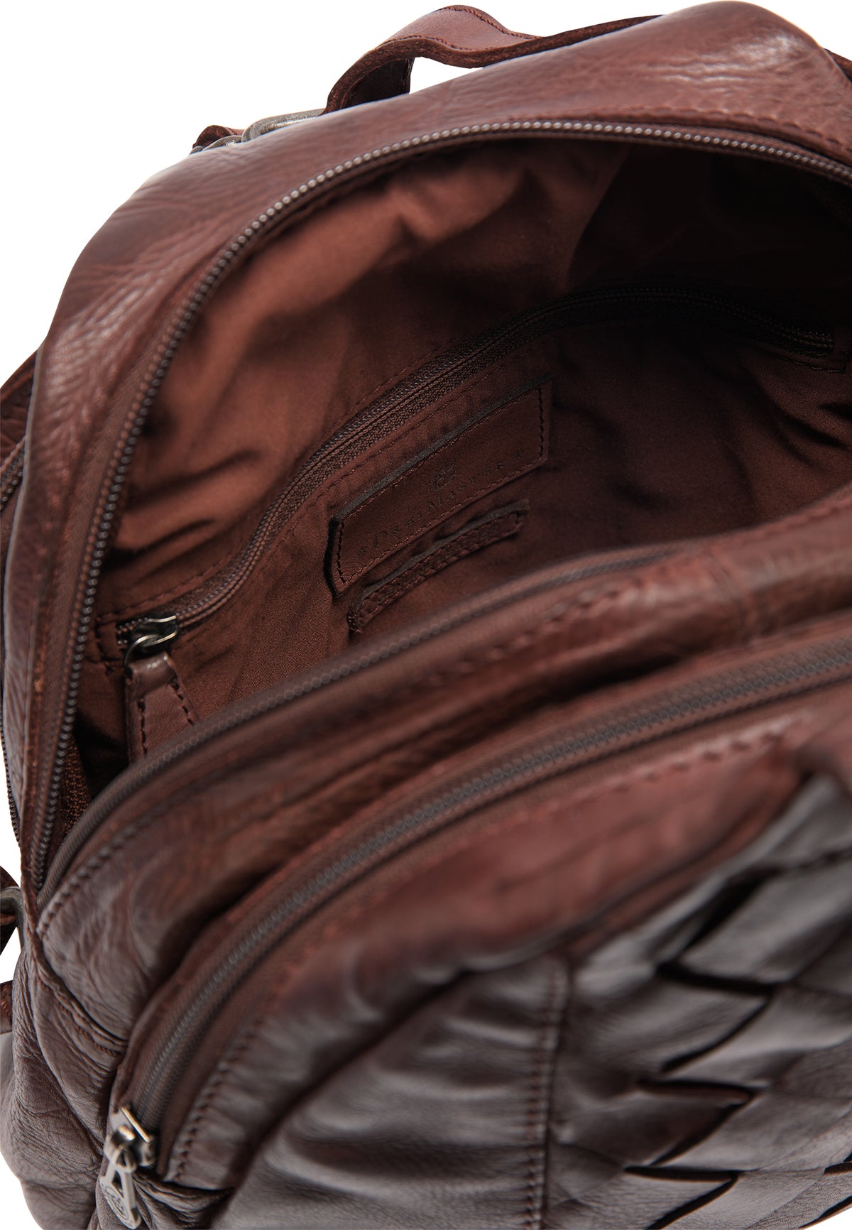 DreiMaster Vintage Damen-Lederrucksack