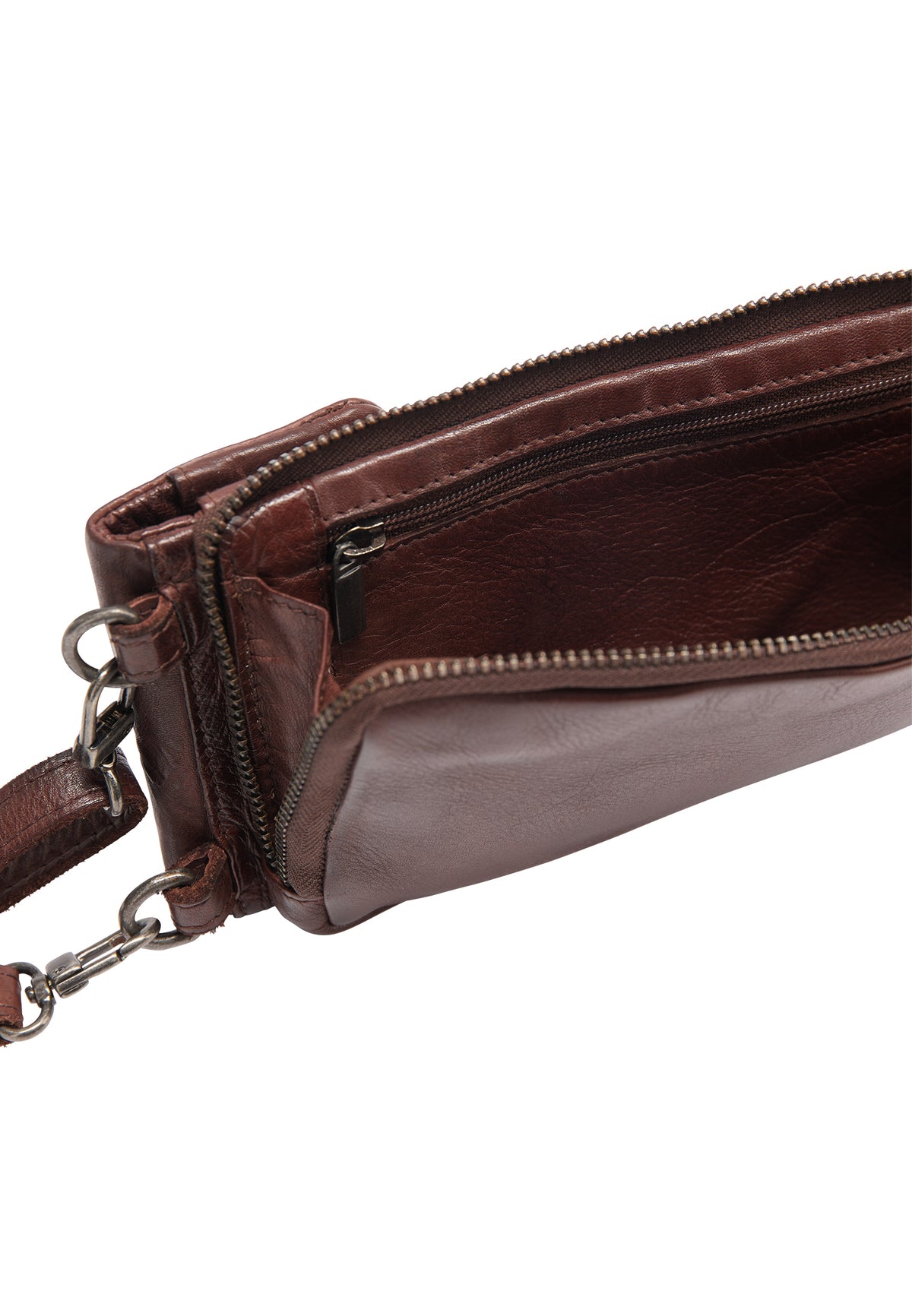 DreiMaster Vintage Men's Leder Umhängetasche