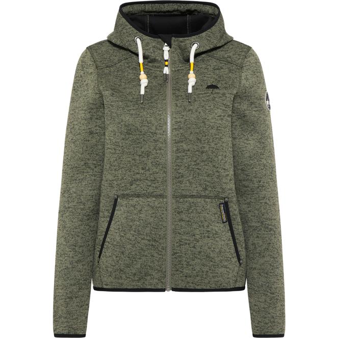 Schmuddelwedda Damen-Strickfleecejacke