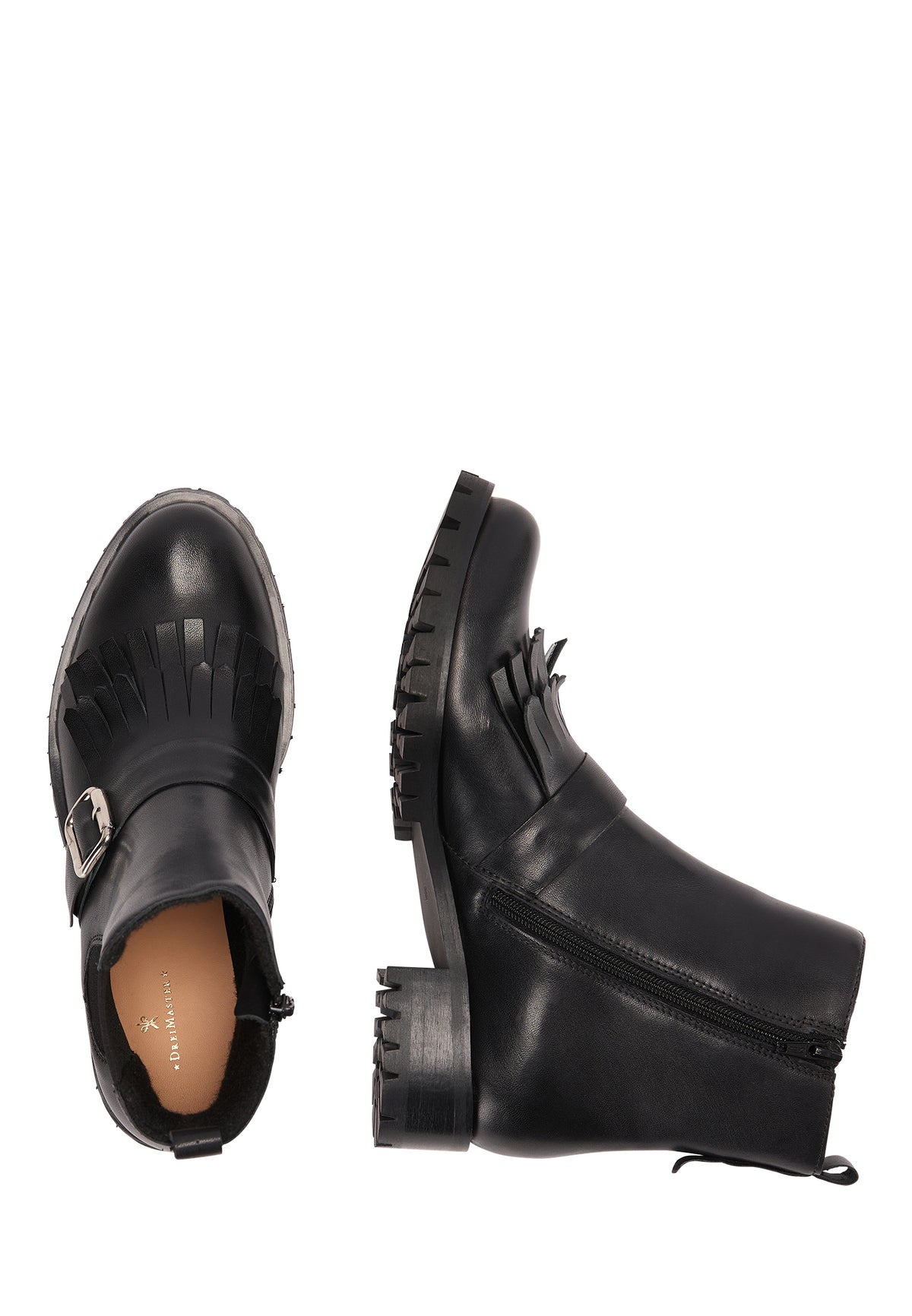 DreiMaster Klassik LI Damen-Leder-Chelsea-Boots