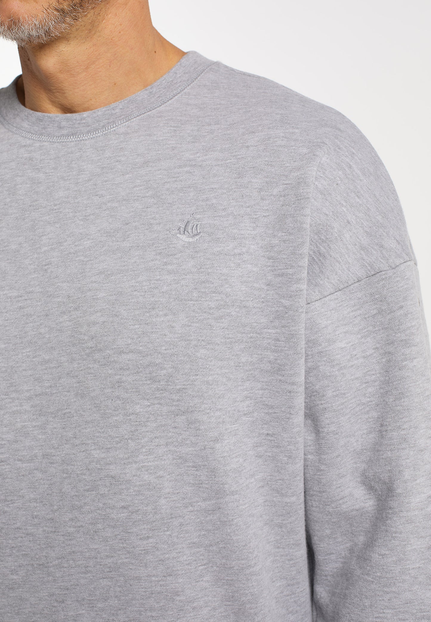 DreiMaster Vintage Herren Sweatshirt mit Rundhalsausschnitt