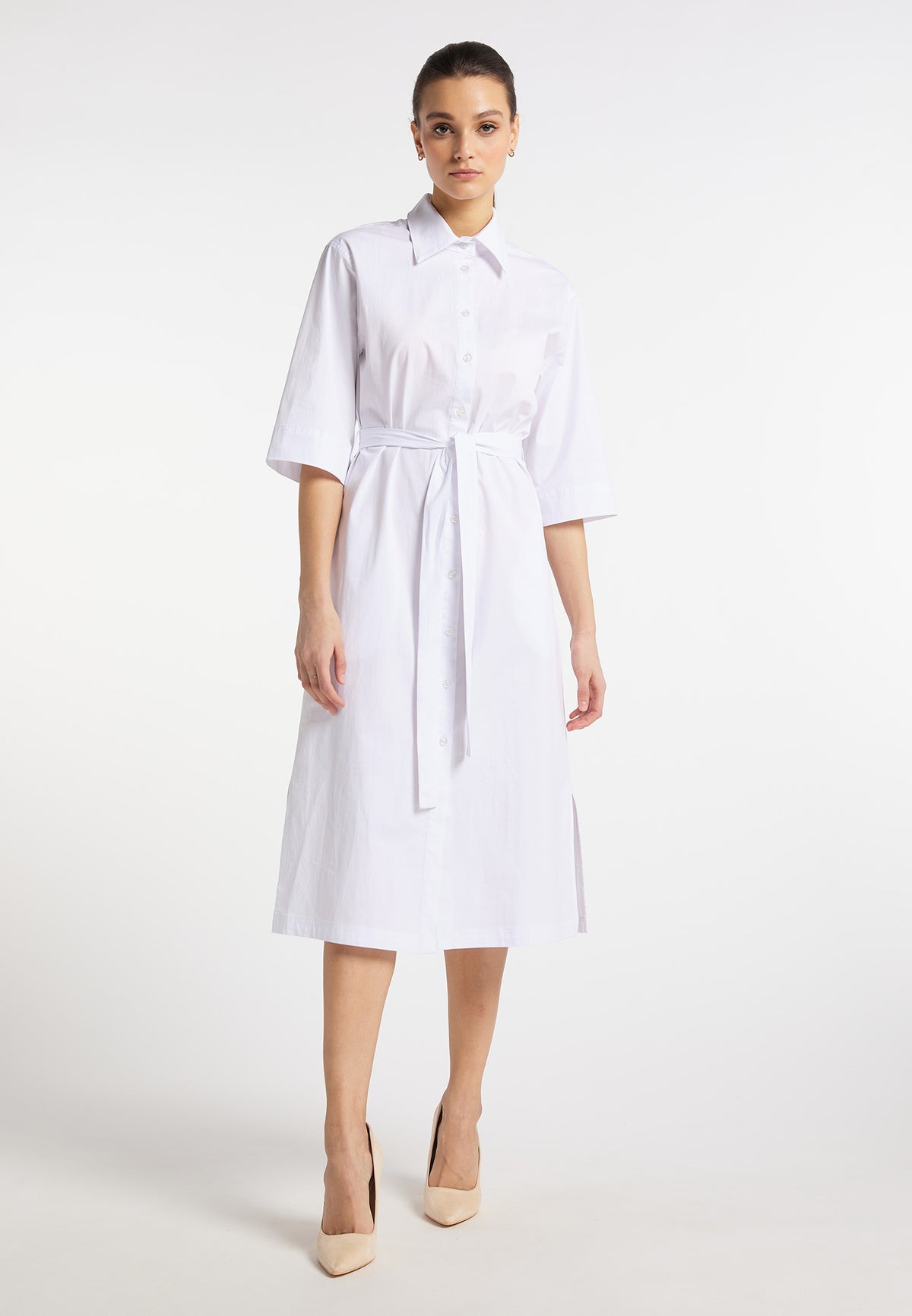 DreiMaster Klassik Hemdblusenkleid