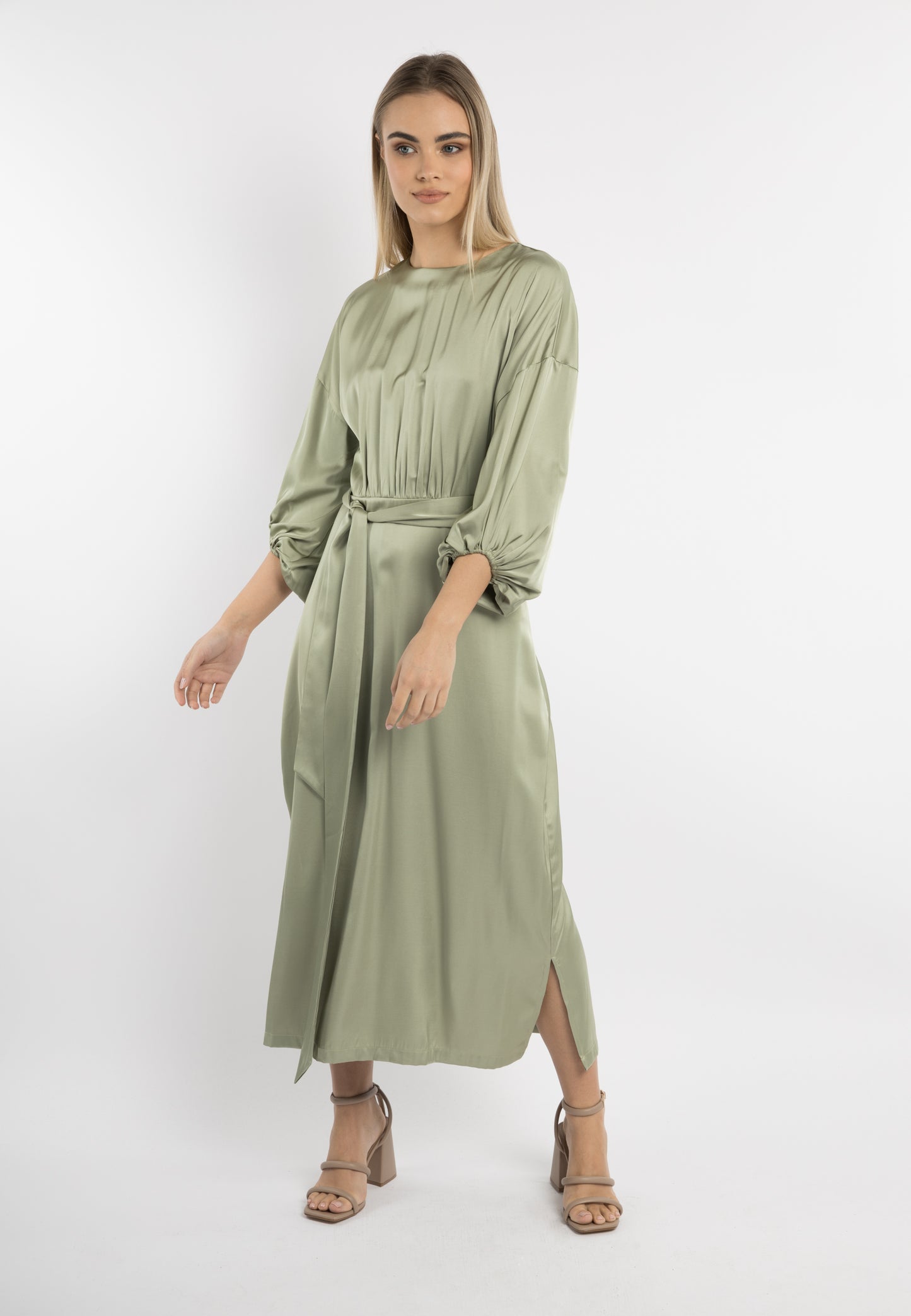 DreiMaster Klassik Women's Satin Maxi Dress - Schmuddelwedda Shop