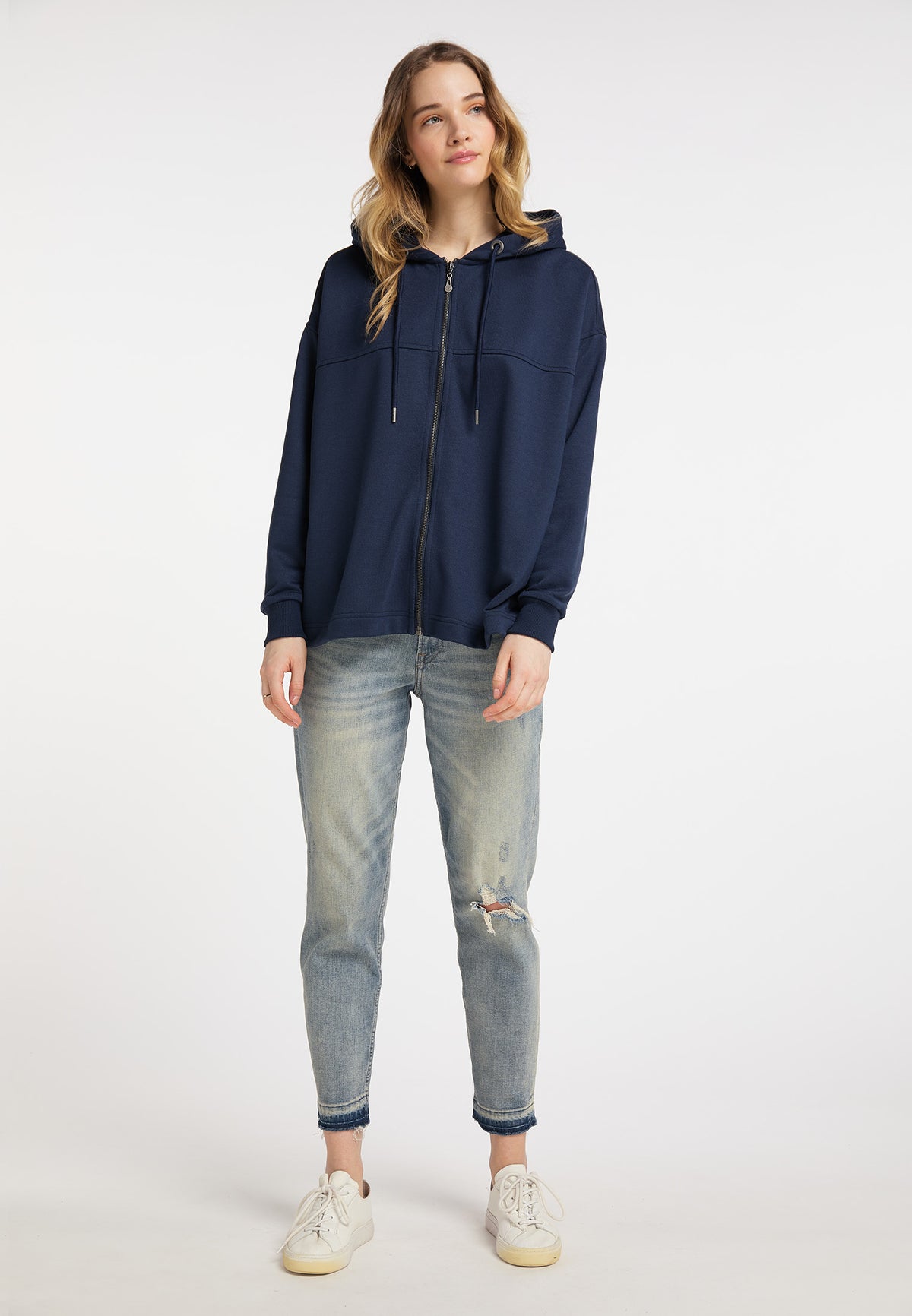 DreiMaster Vintage Women's Oversized Zip Hoodie