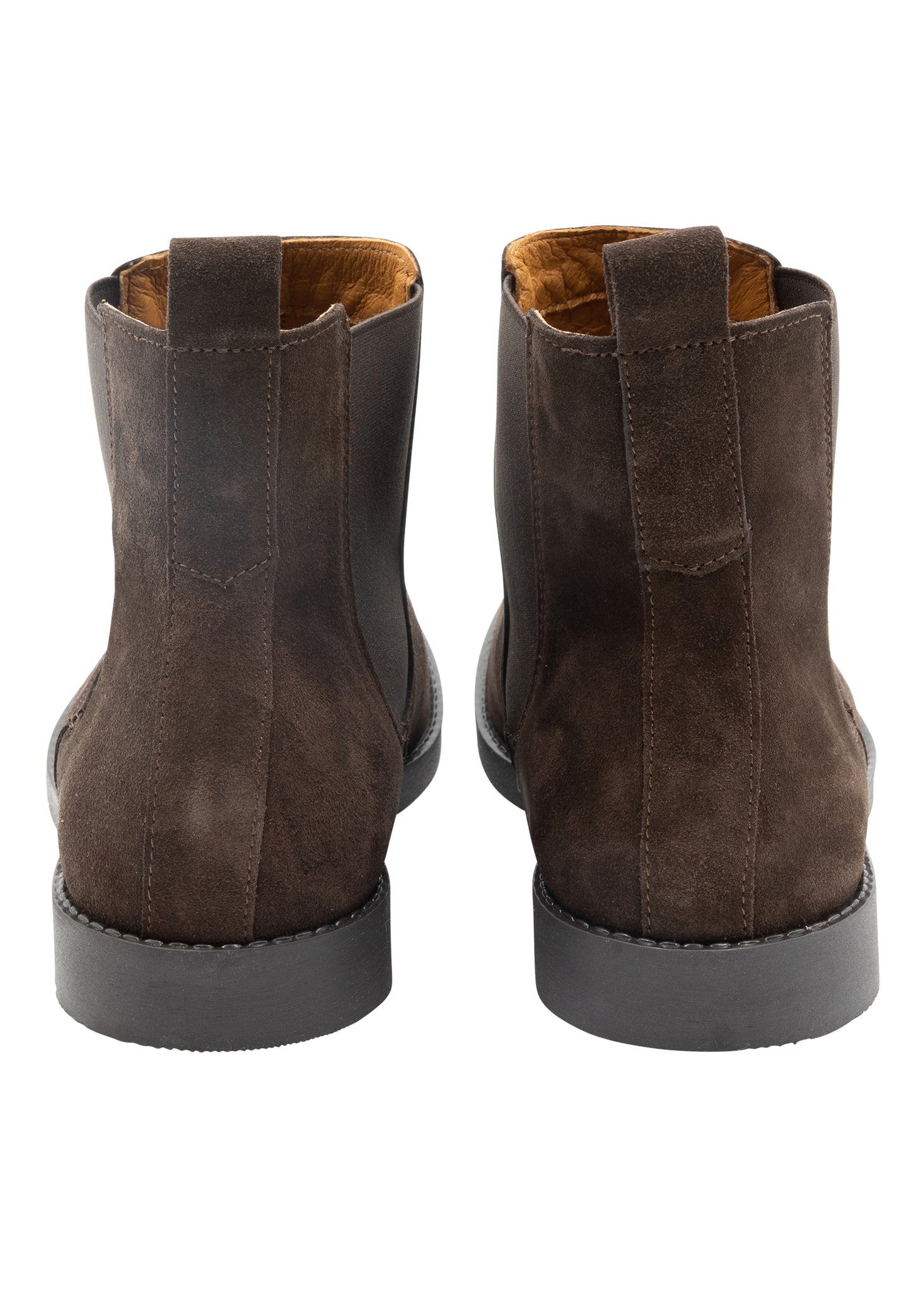 DreiMaster Klassik Herren-Leder-Chelsea-Boots