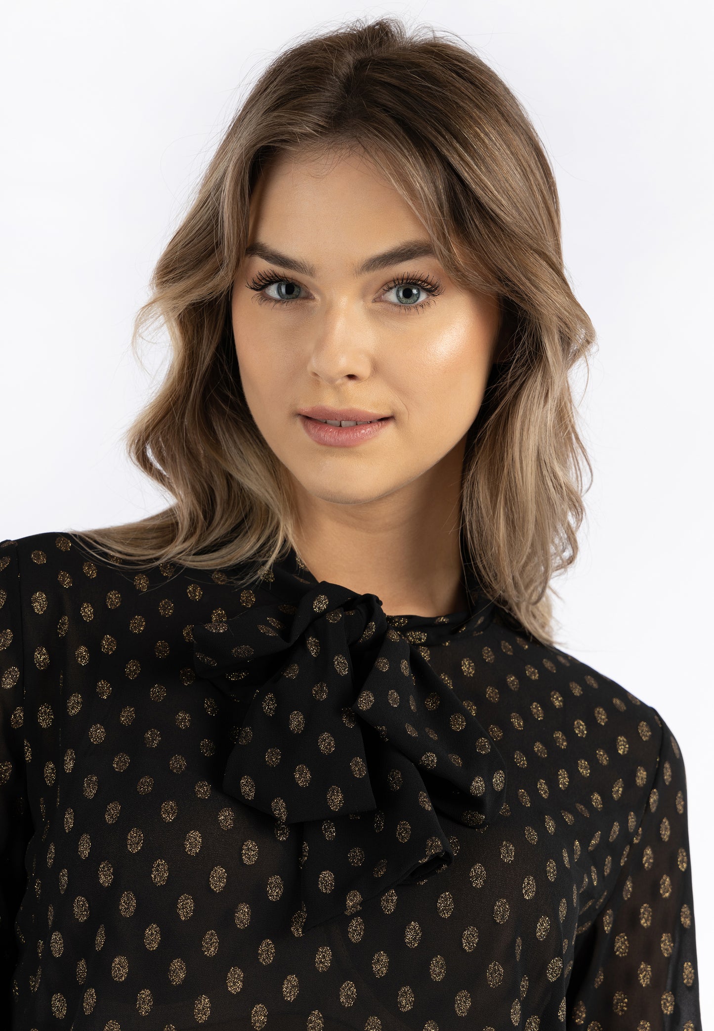 DreiMaster Klassik Women's Tie Neck Blouse - Schmuddelwedda Shop