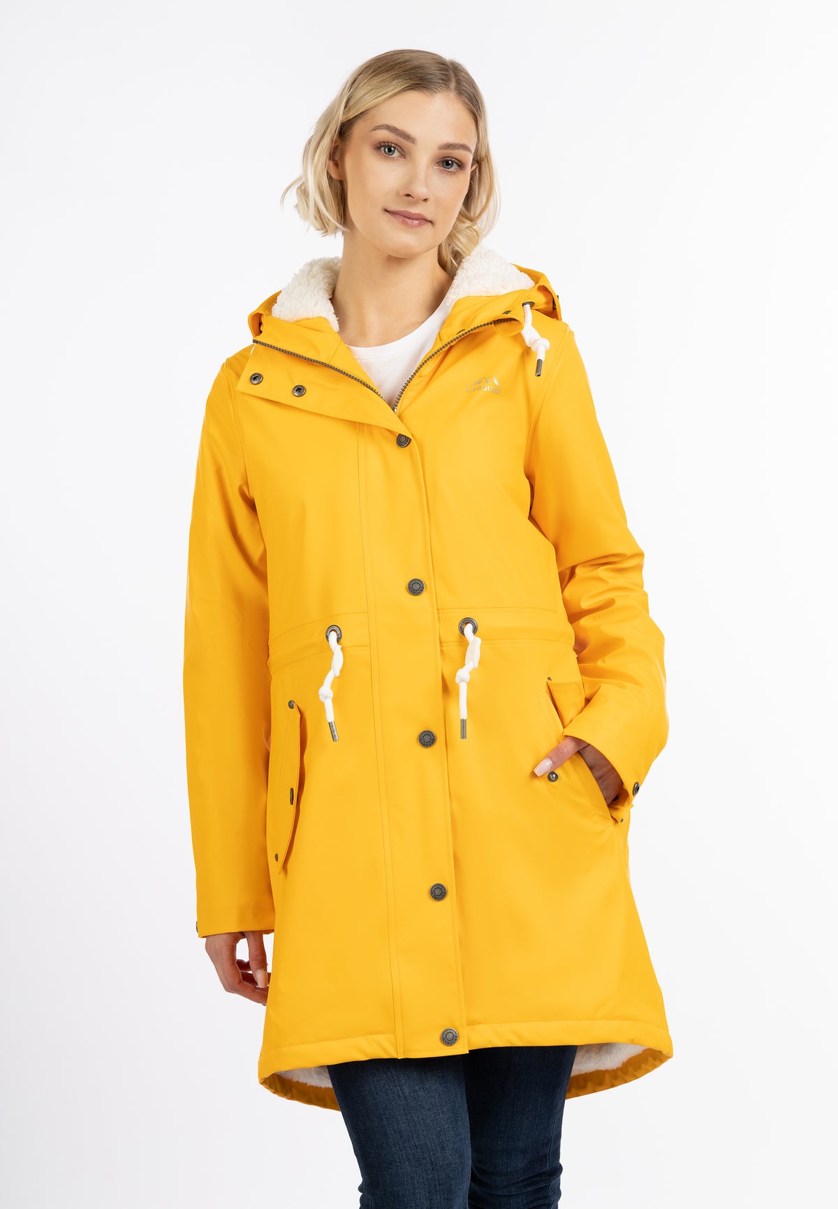 ICEBOUND Women's raincoat with teddy lining