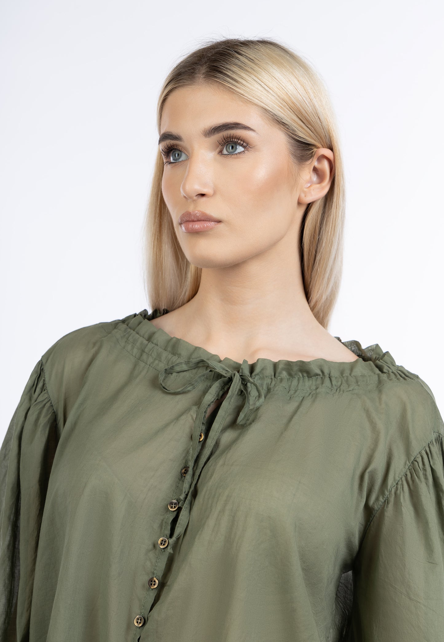 DreiMaster Klassik Damen Baumwollbluse