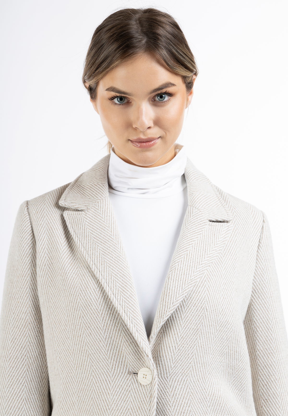 DreiMaster Klassik Fischgrat-Blazer