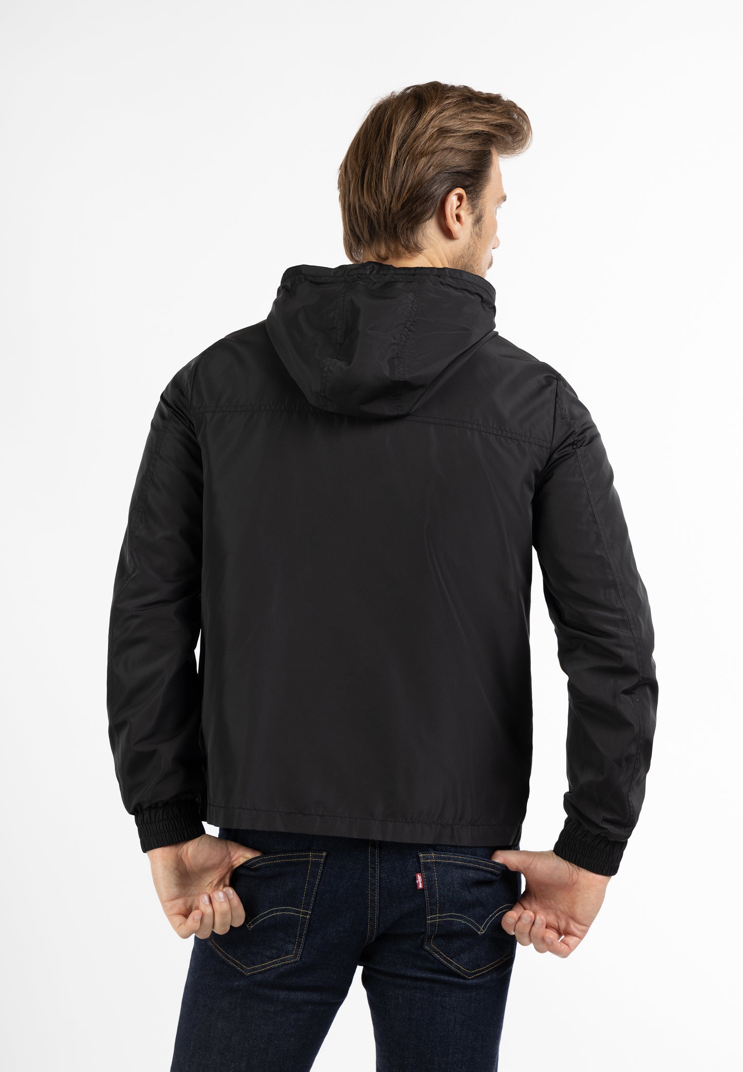 DreiMaster Maritim Herren-Übergangsjacke – recyceltes Material