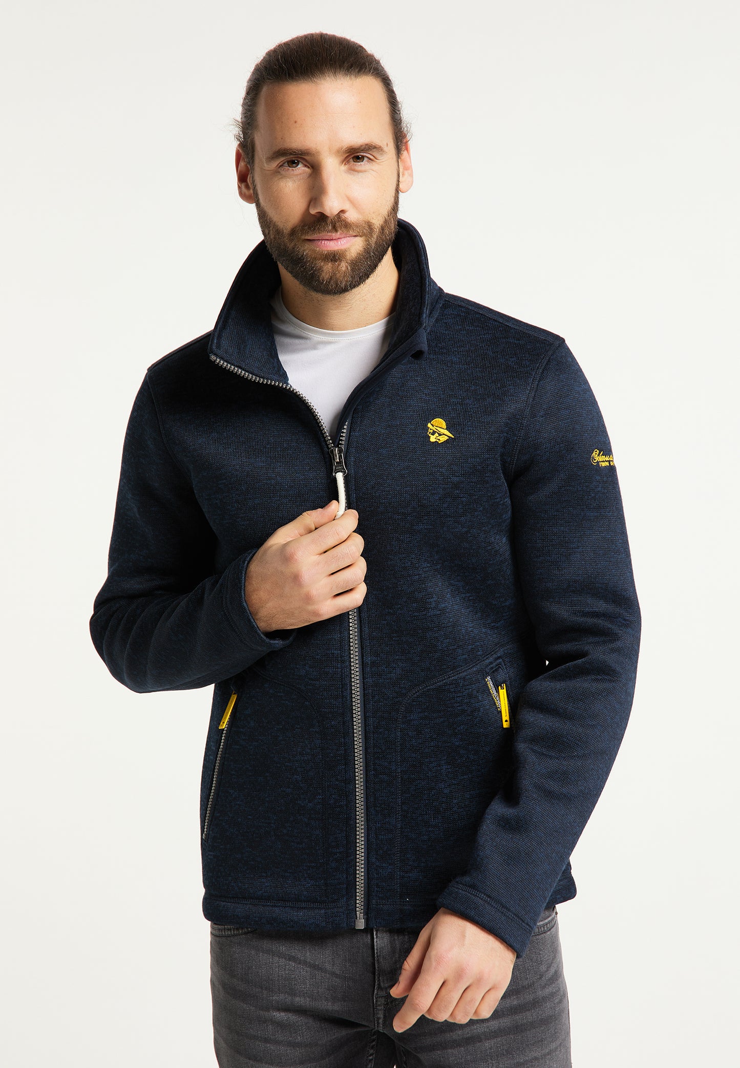 Schmuddelwedda Herren-Strickfleecejacke