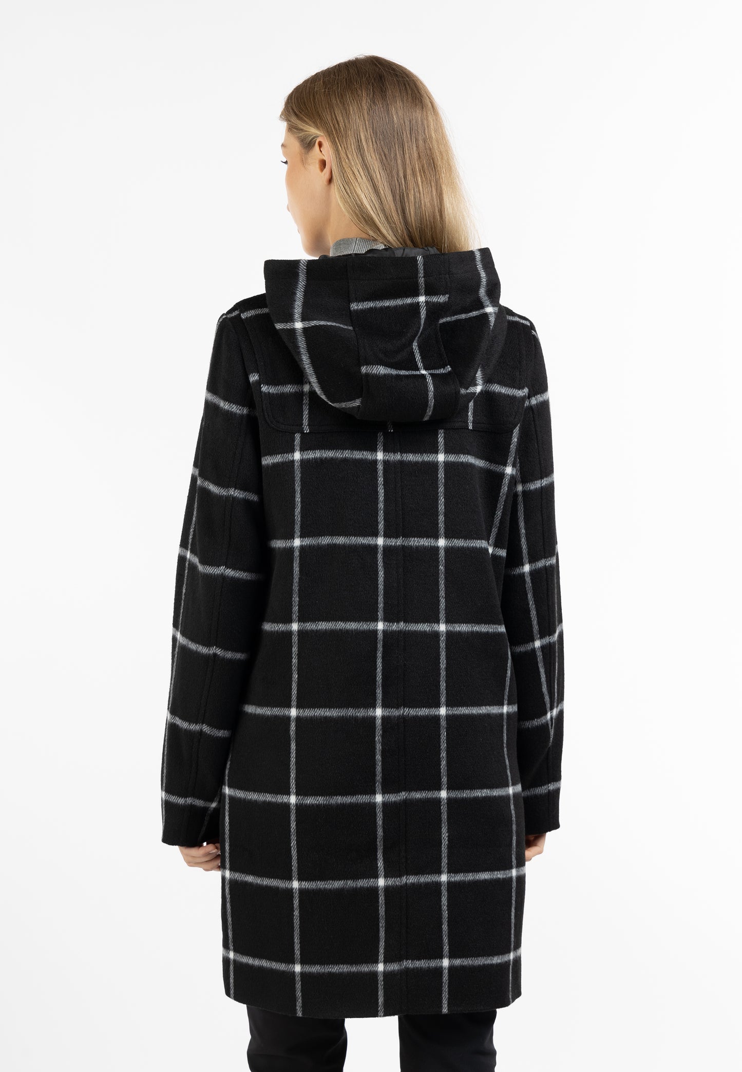 Dufflecoat aus Wollgemisch