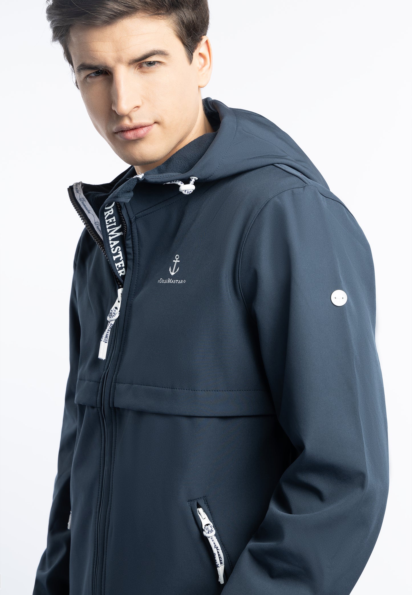 DreiMaster Maritim Men's Anorak + Shopping Bag - SET