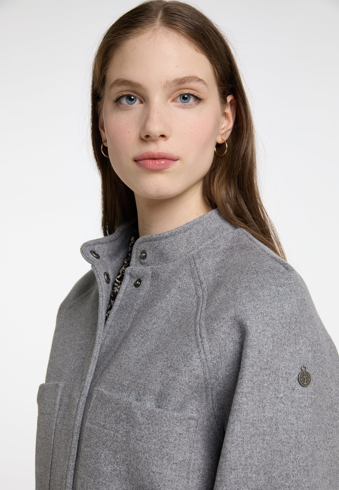 DreiMaster Vintage kurtka przejściowa dla Kobiety wykonana z mieszanki wełny