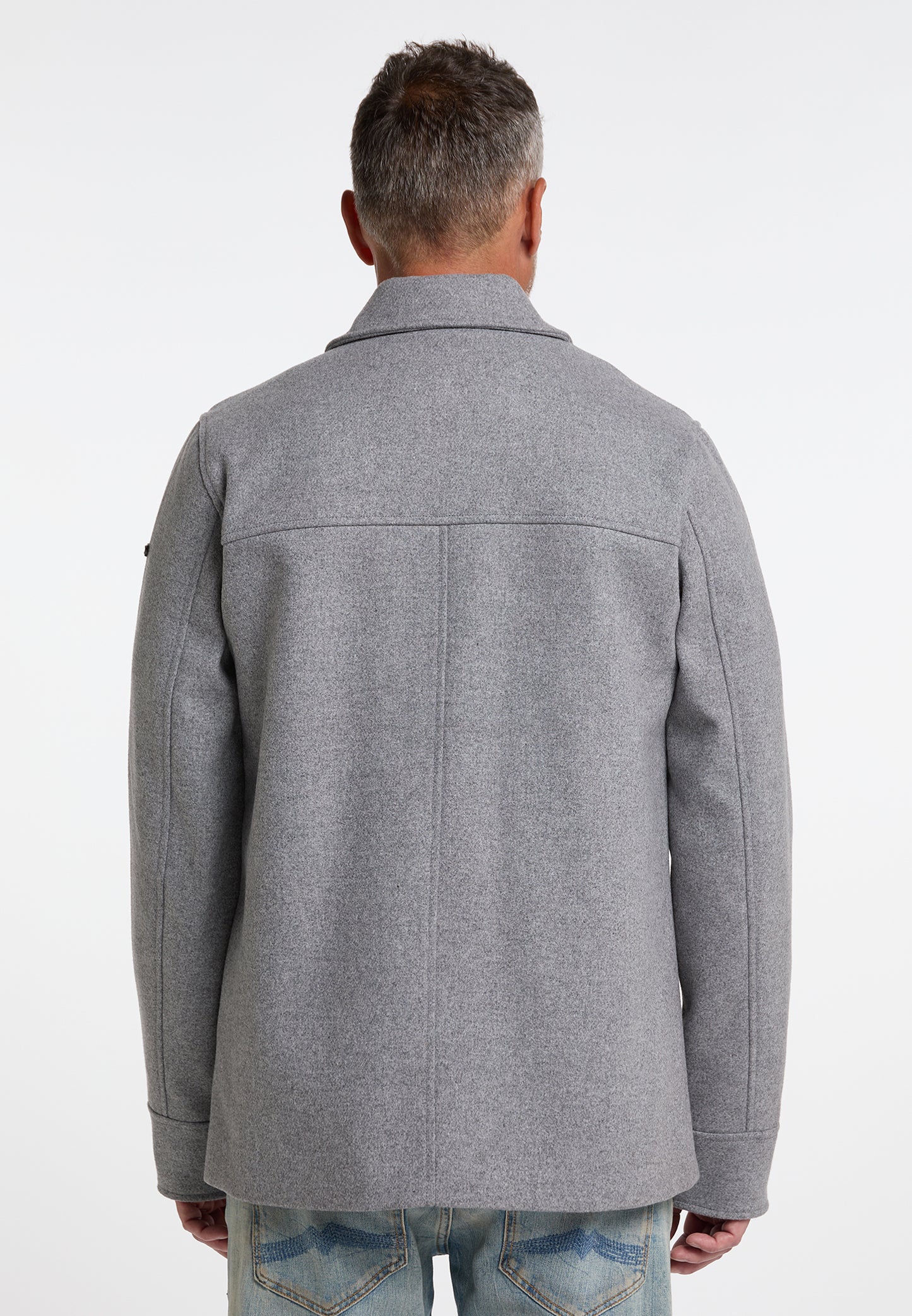 Übergangsjacke aus Wollgemisch