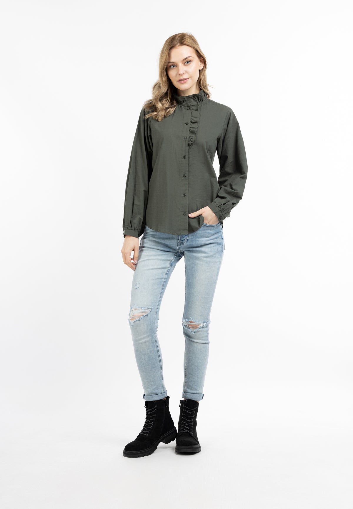 DreiMaster Vintage Women's Long Sleeve Blouse