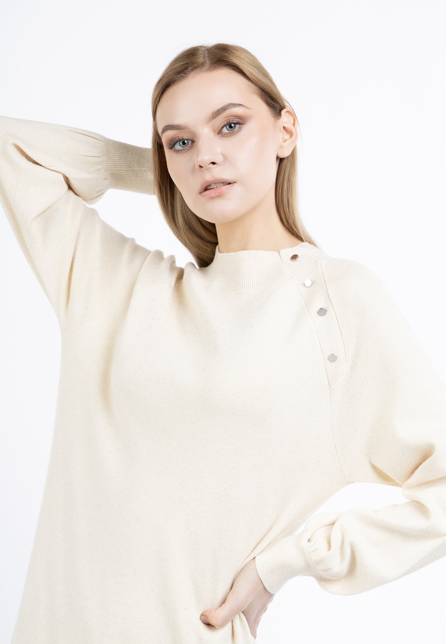 DreiMaster Klassik Damen Strickkleid