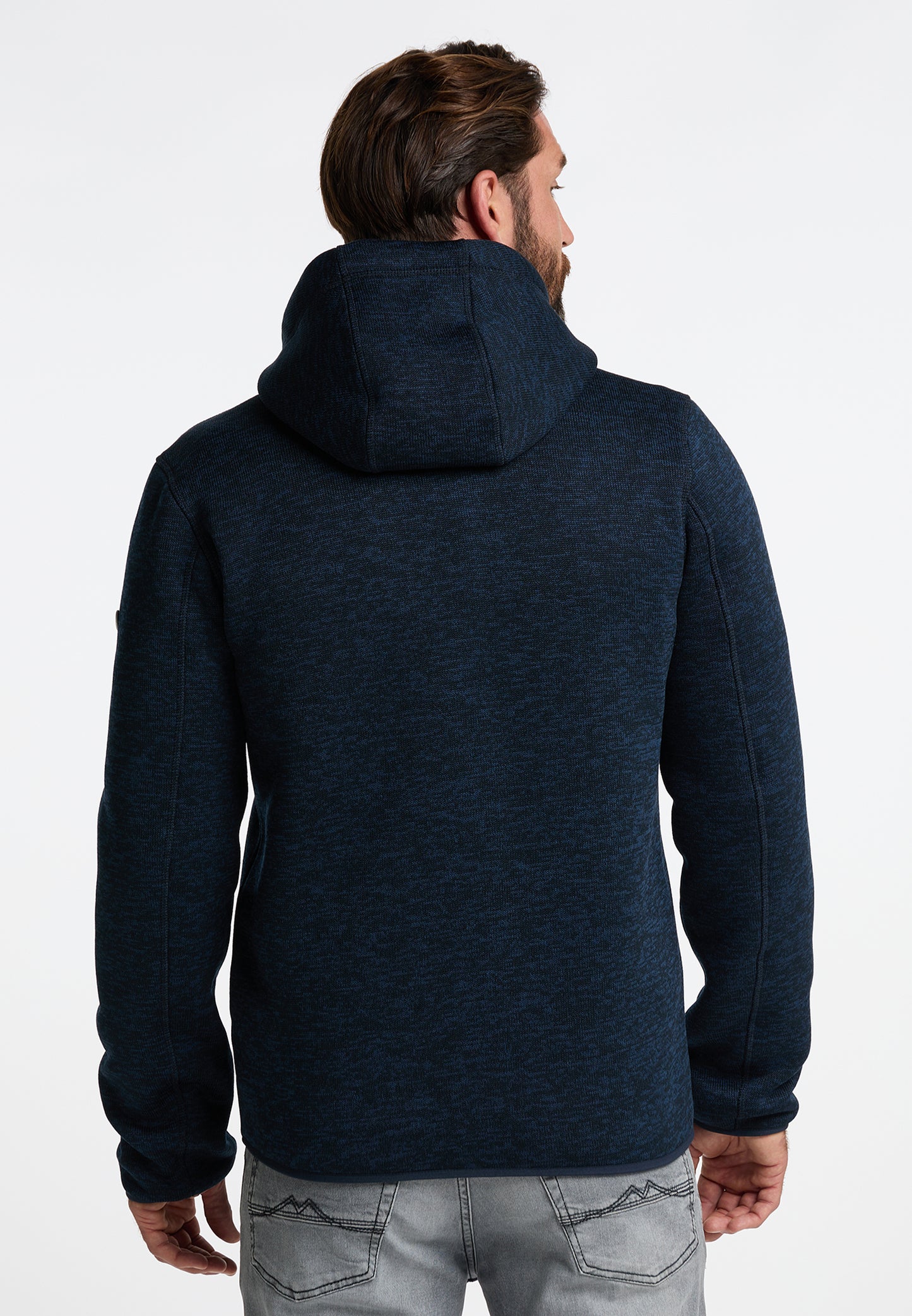 DreiMaster Maritim Herren-Strickfleeceblouson