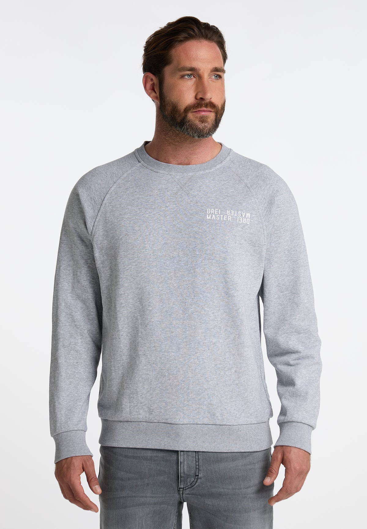 DreiMaster Maritim Herren-Sweatshirt mit Rundhals