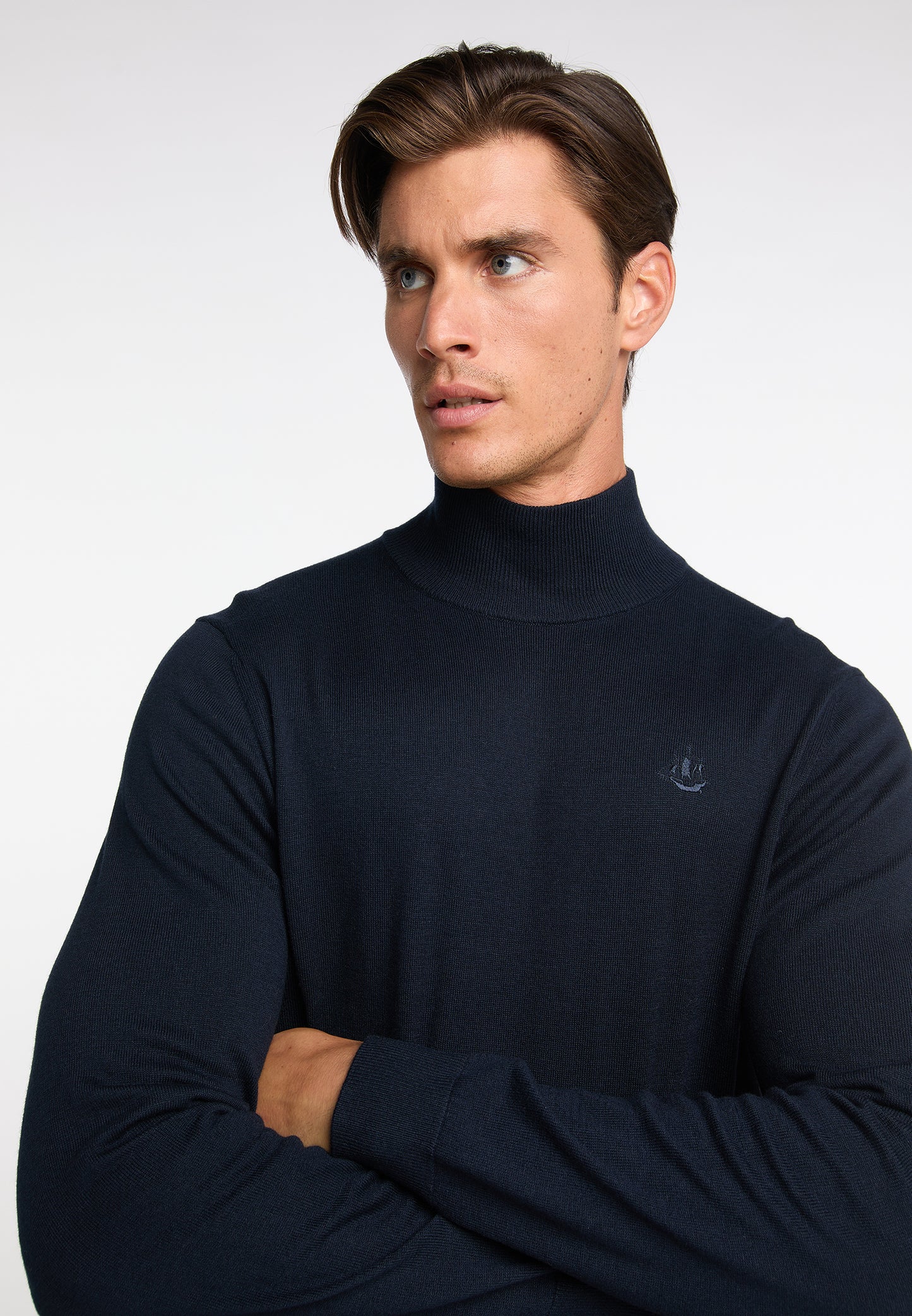 DreiMaster Klassik Men's Basic Fine Knit Sweater - Schmuddelwedda Shop