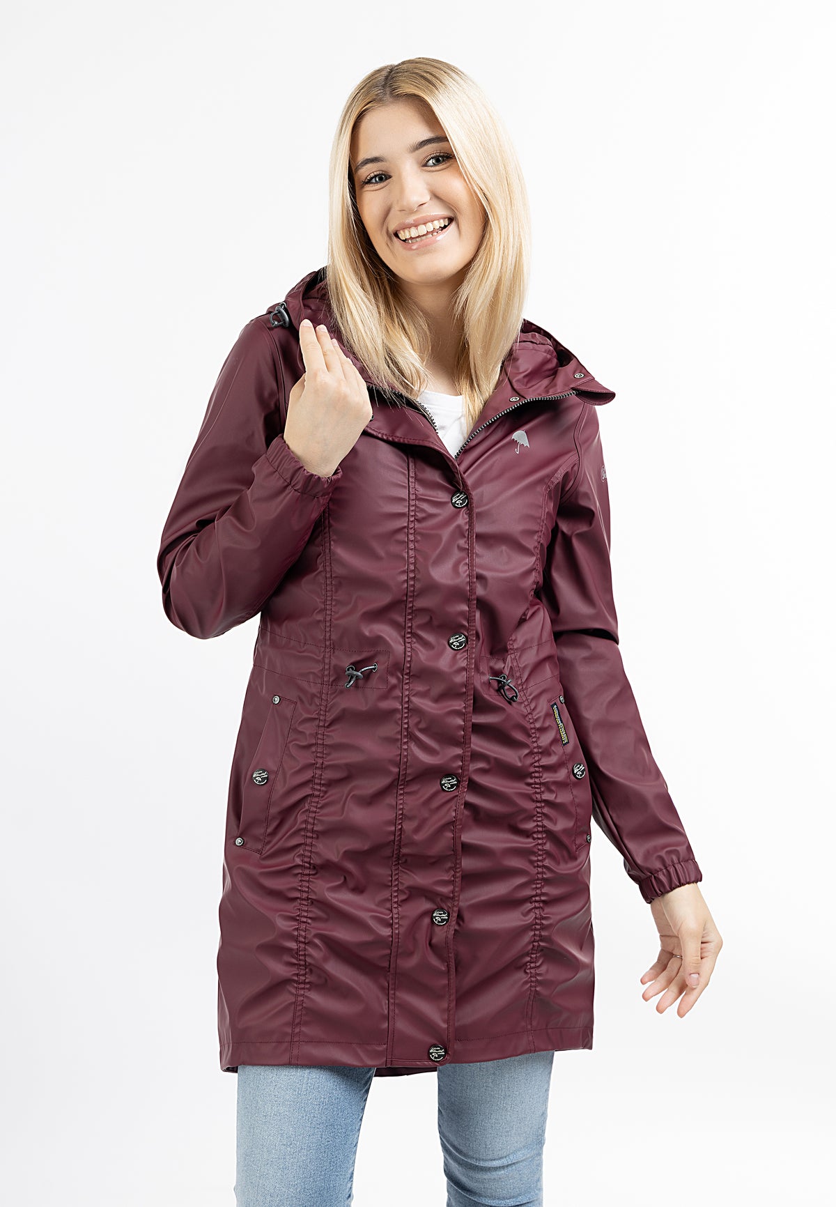 Schmuddelwedda Damen-Regenmantel
