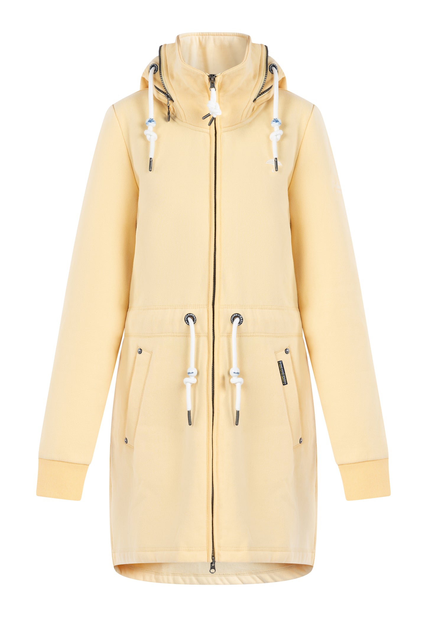 Lange Sweatjacke