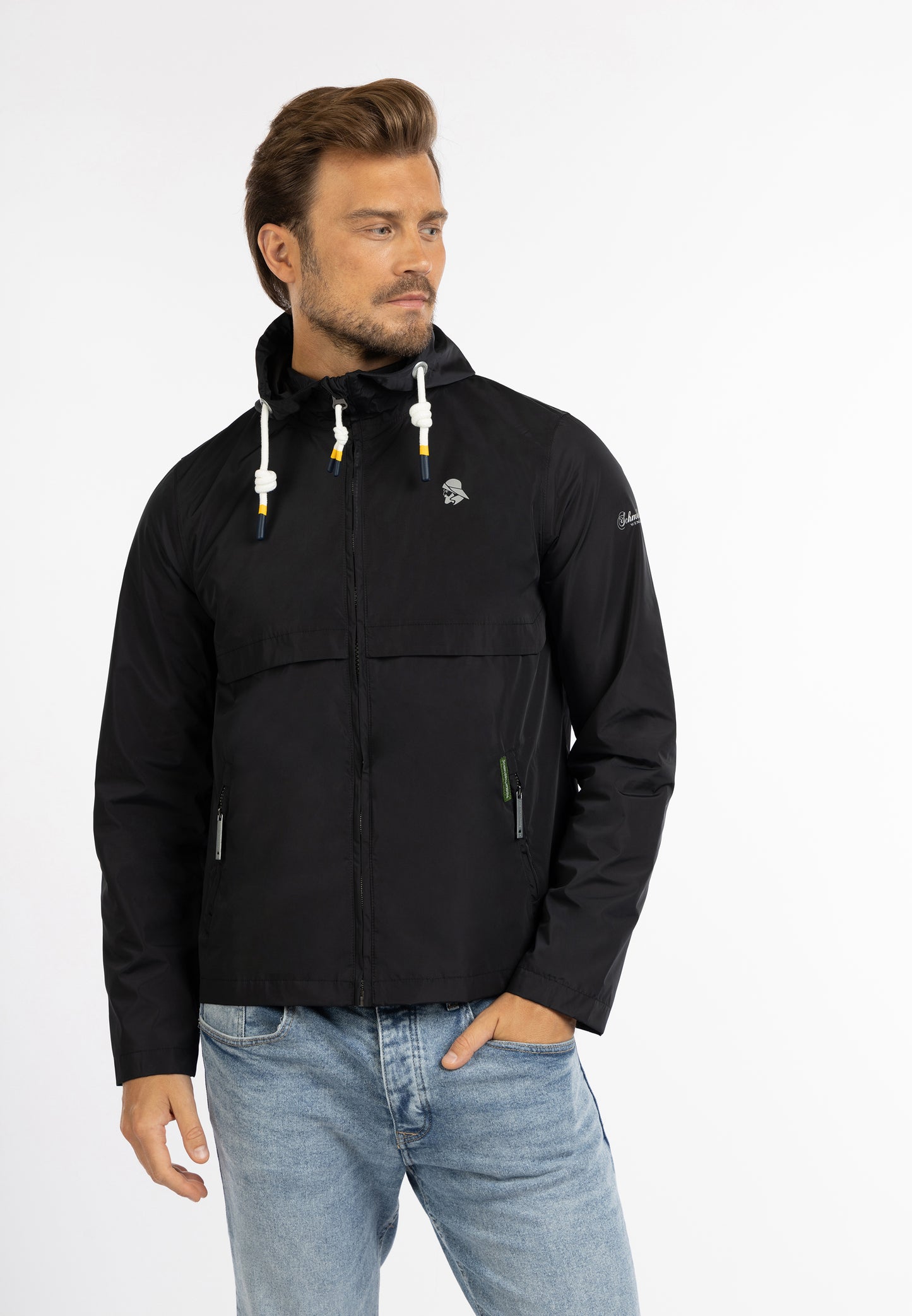 Regenjacke – recyceltes Material