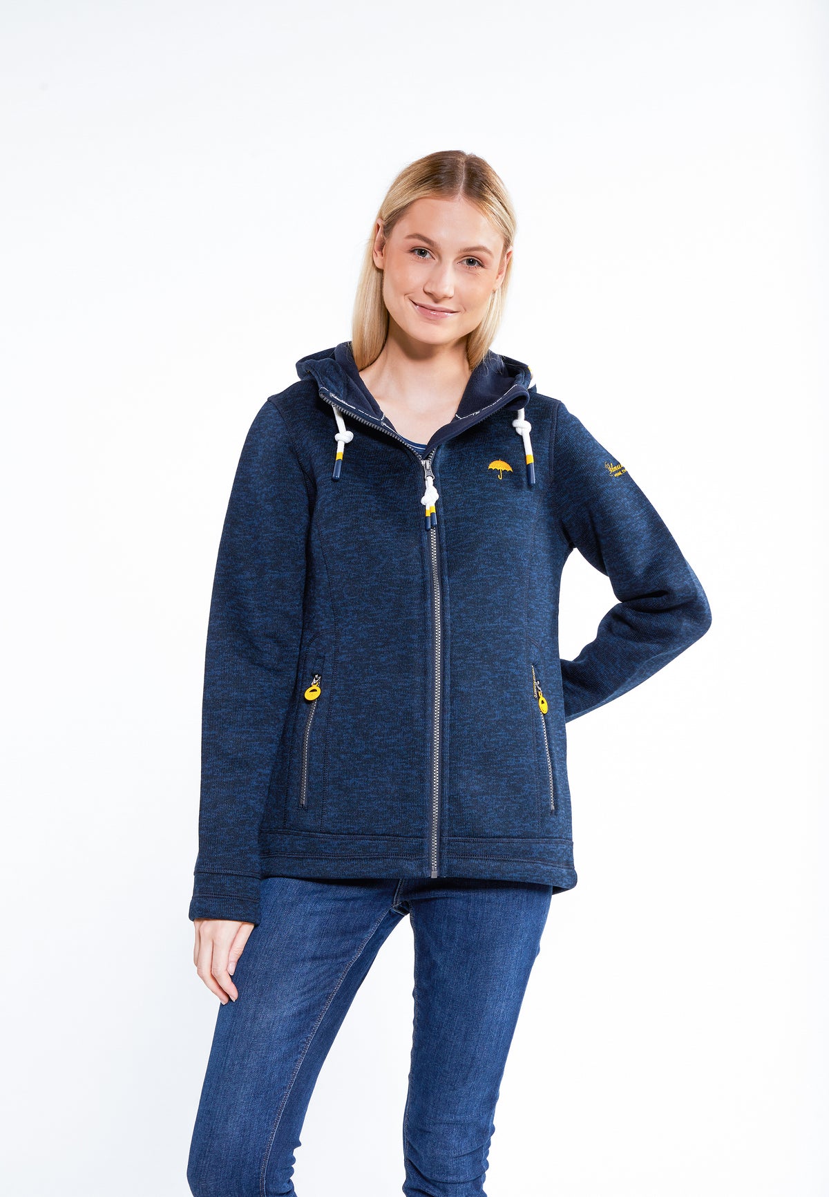 Schmuddelwedda Damen-Strickfleecejacke + Tagesrucksack - SET