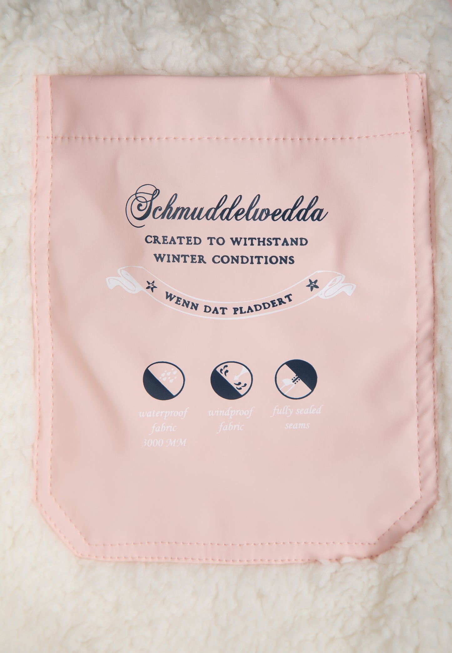 Schmuddelwedda Women's Rain Jacket With Faux Fur Lining Schmuddelwedda