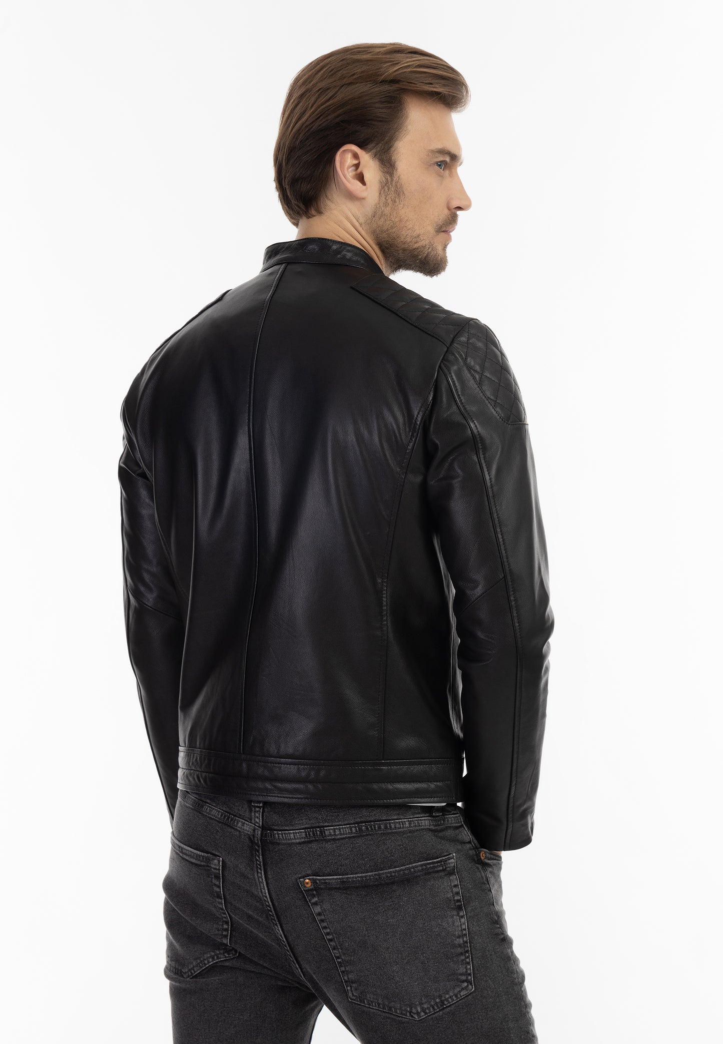 DreiMaster Vintage Herren-Lederjacke