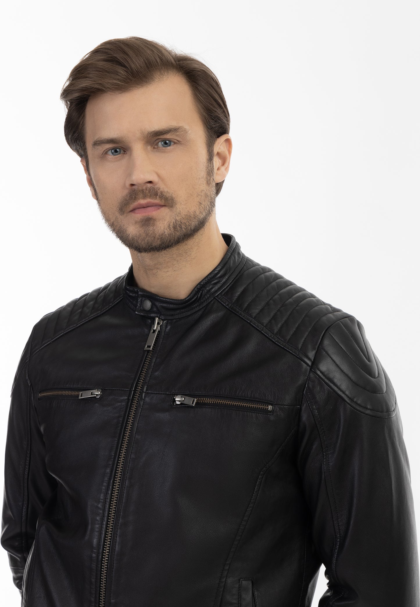 DreiMaster Vintage kurtka skórzana męska