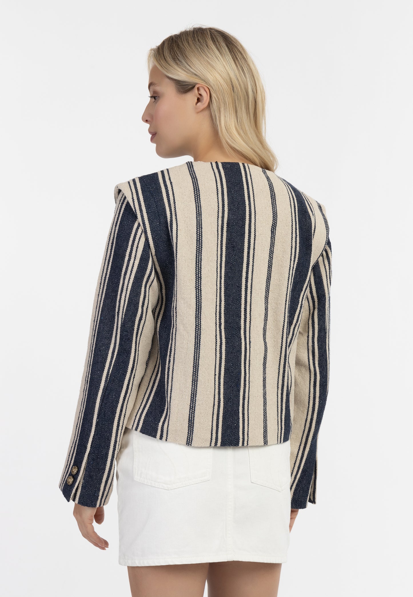 DreiMaster Vintage Damen Kurze Blazerjacke