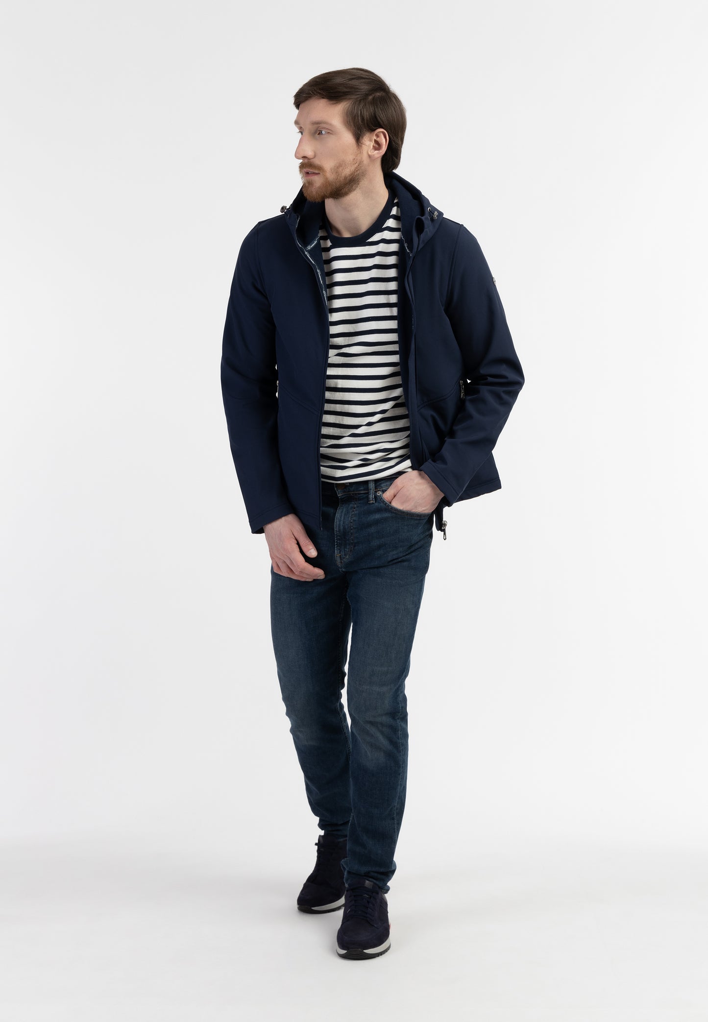 Softshelljacke – recyceltes Material
