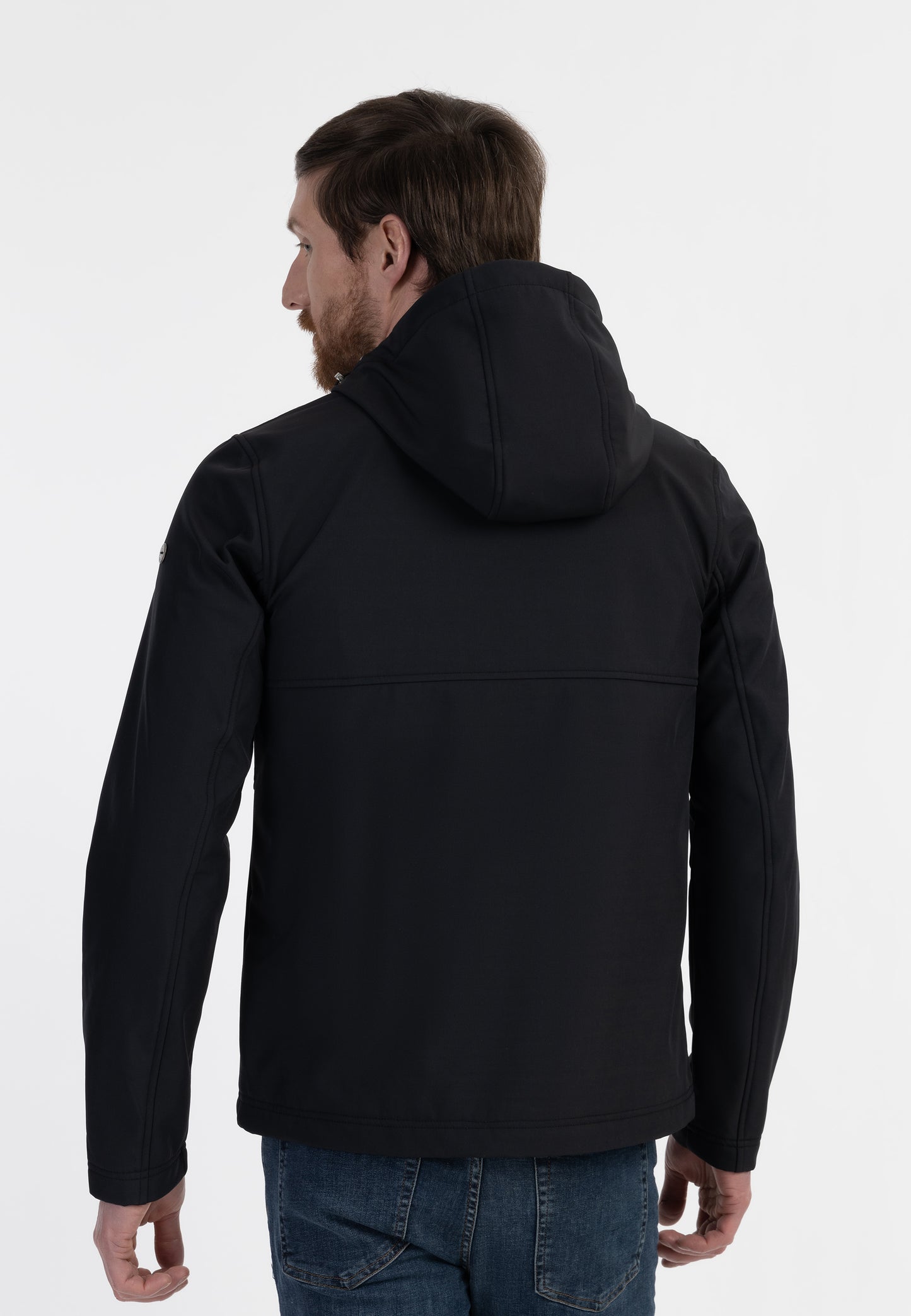 DreiMaster Maritim Herren-Softshelljacke – recyceltes Material