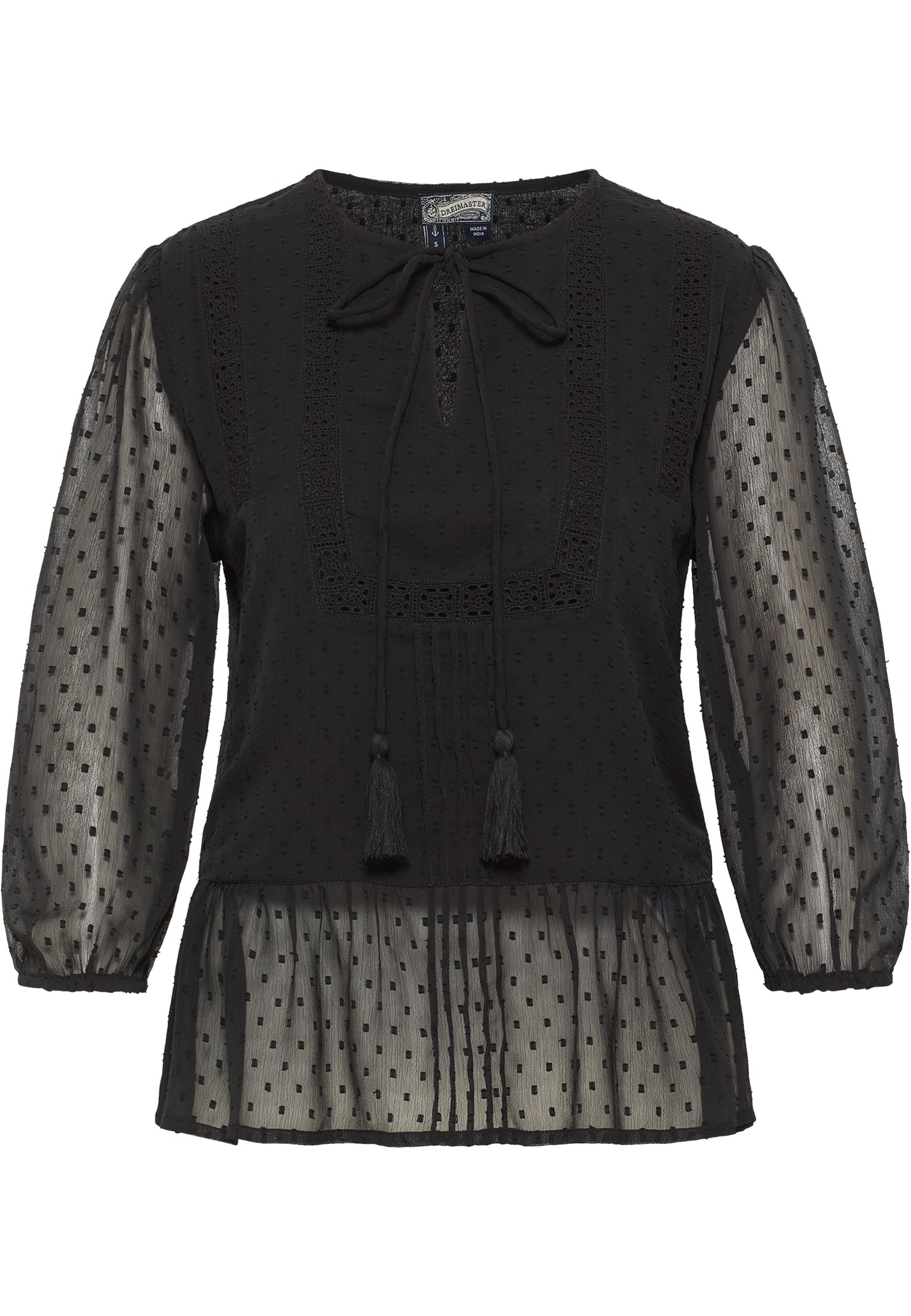 Blusenshirt mit Spitze