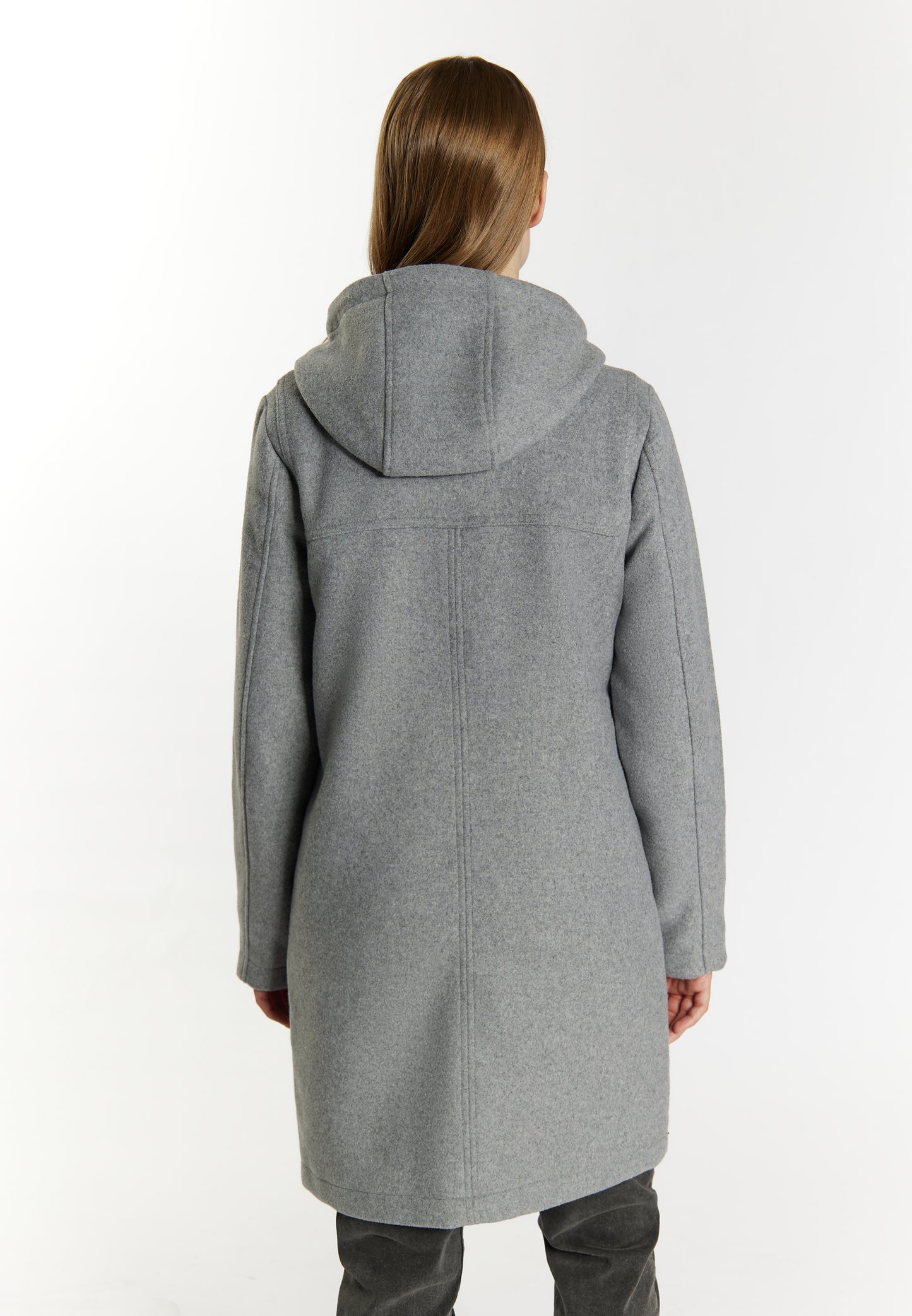 Dufflecoat aus Wollgemisch