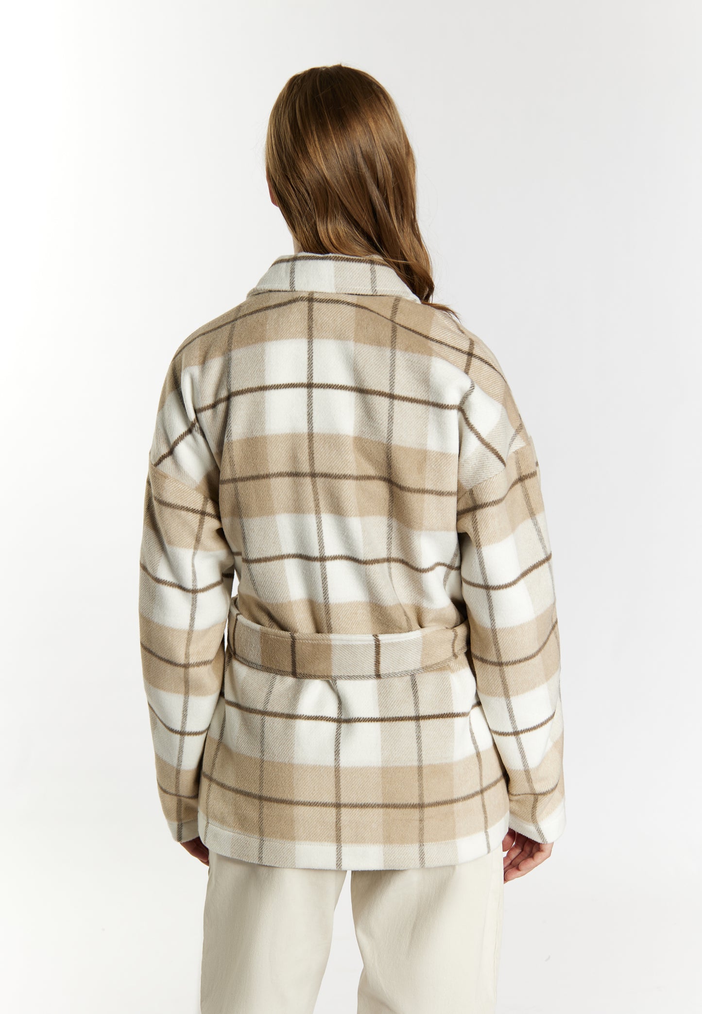 DreiMaster Vintage Women's Übergangsjacke mit Karomuster