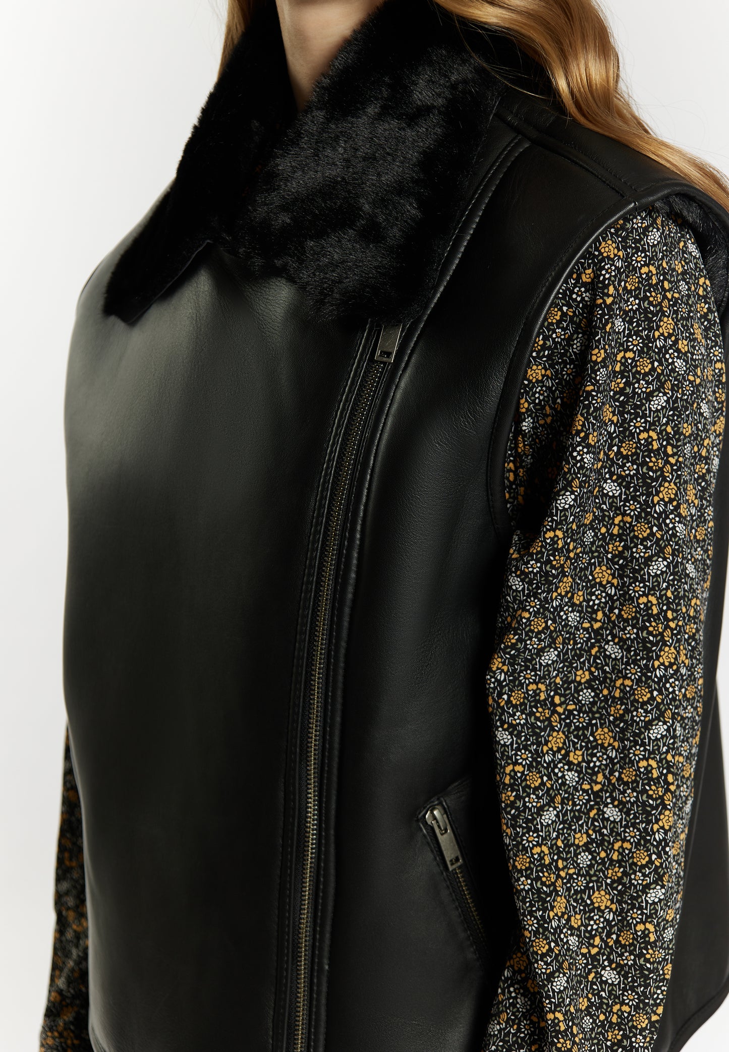 DreiMaster Vintage Damen Lederweste