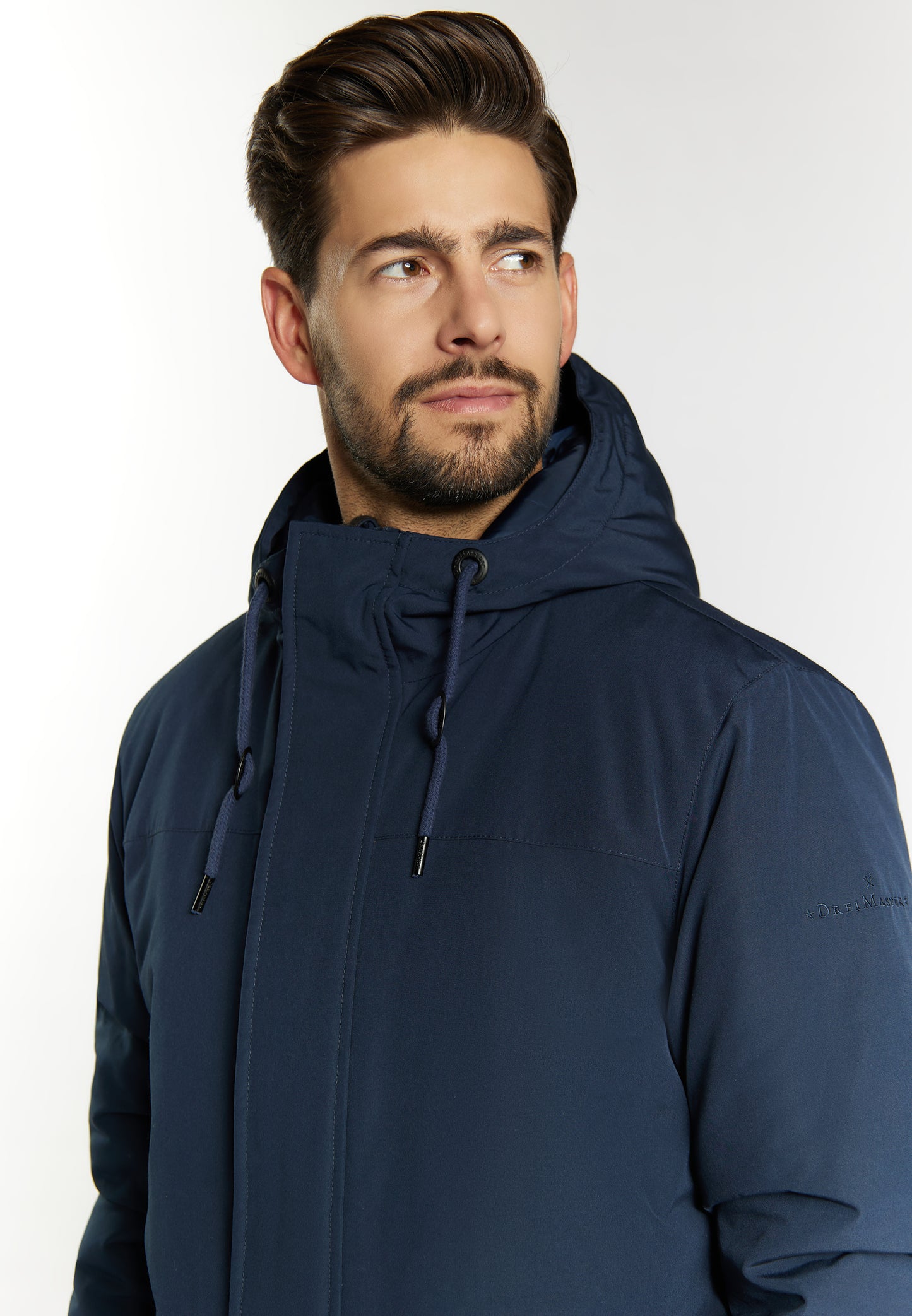 DreiMaster Klassik Herren-Anorak + Einkaufstasche – SET