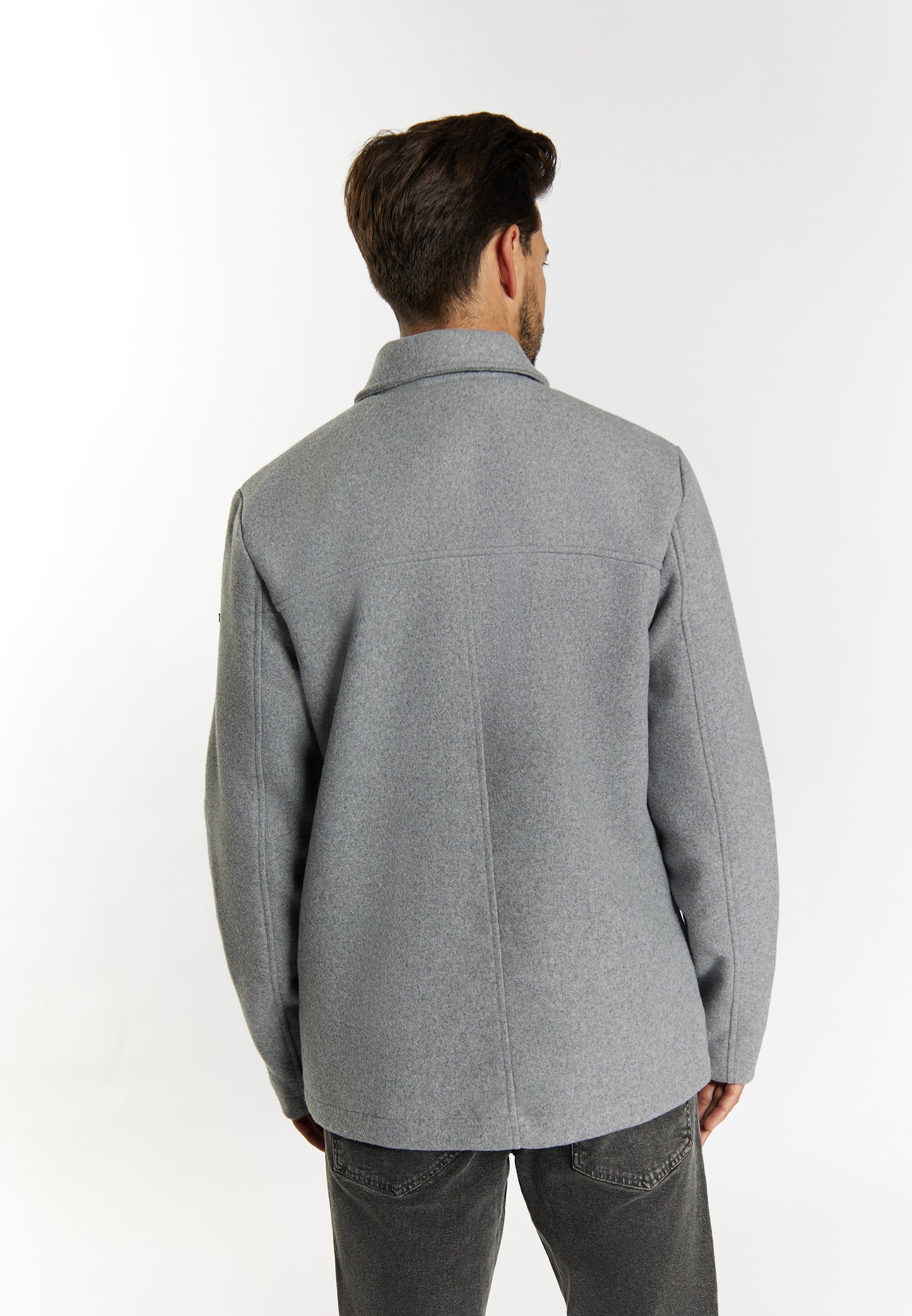 Übergangsjacke aus Wollgemisch