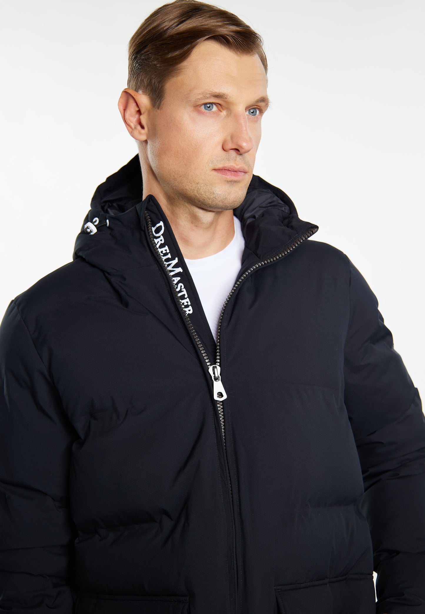 DreiMaster Maritim Herren Parka + Einkaufstasche – SET
