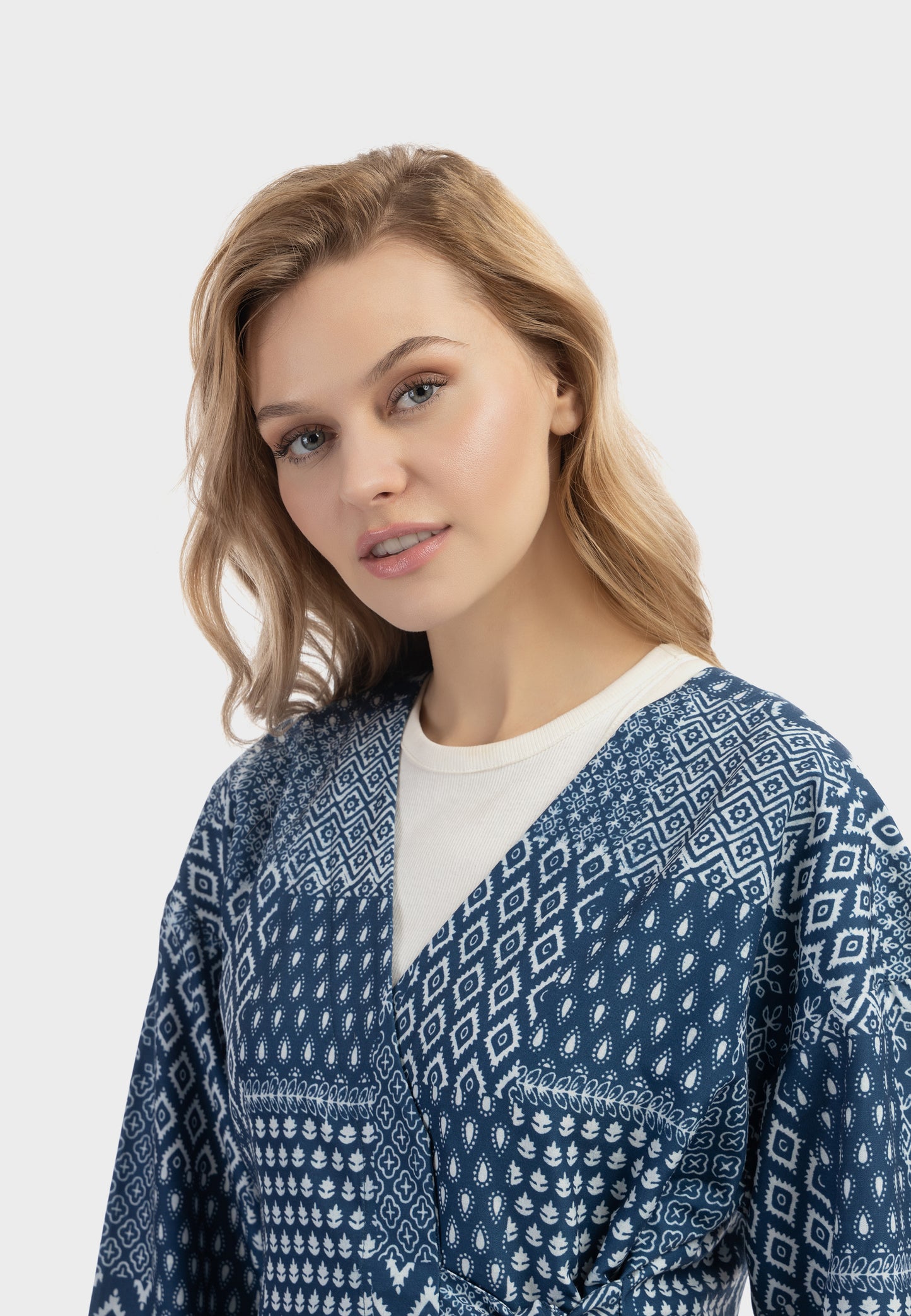 DreiMaster Vintage Damen Wickeljacke