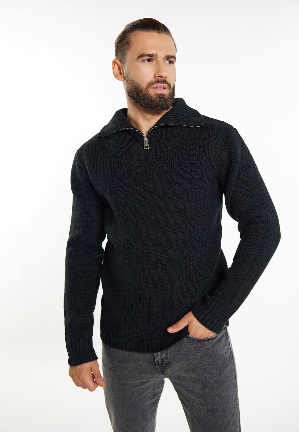 DreiMaster Vintage Men's Strickpullover + Shopping Bag - SET