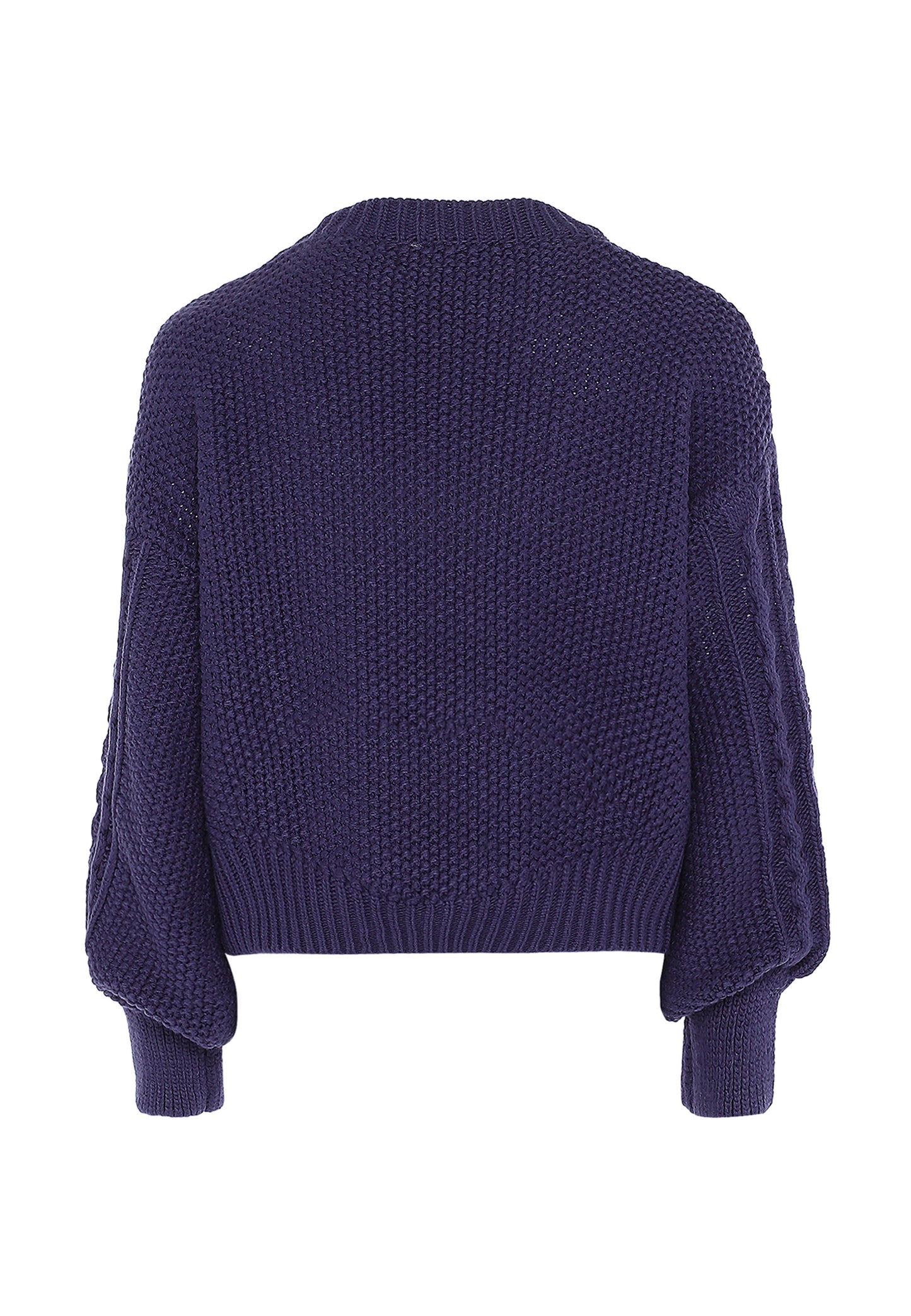 Pullover mit Zopfstrick